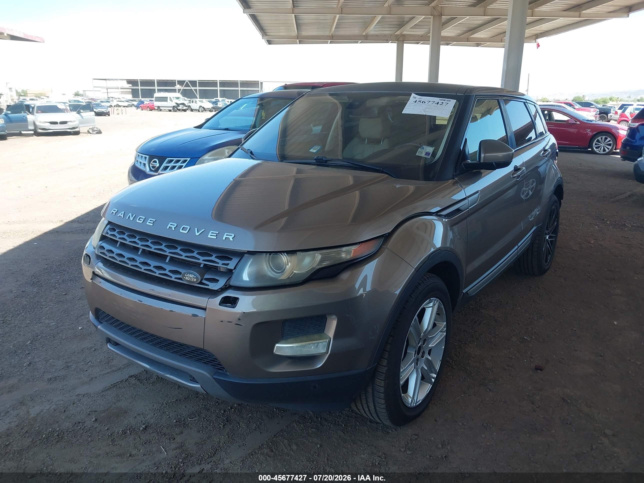 2015 Land Rover Range Rover Evoque Pure Brown vin: SALVP2BG7FH014570