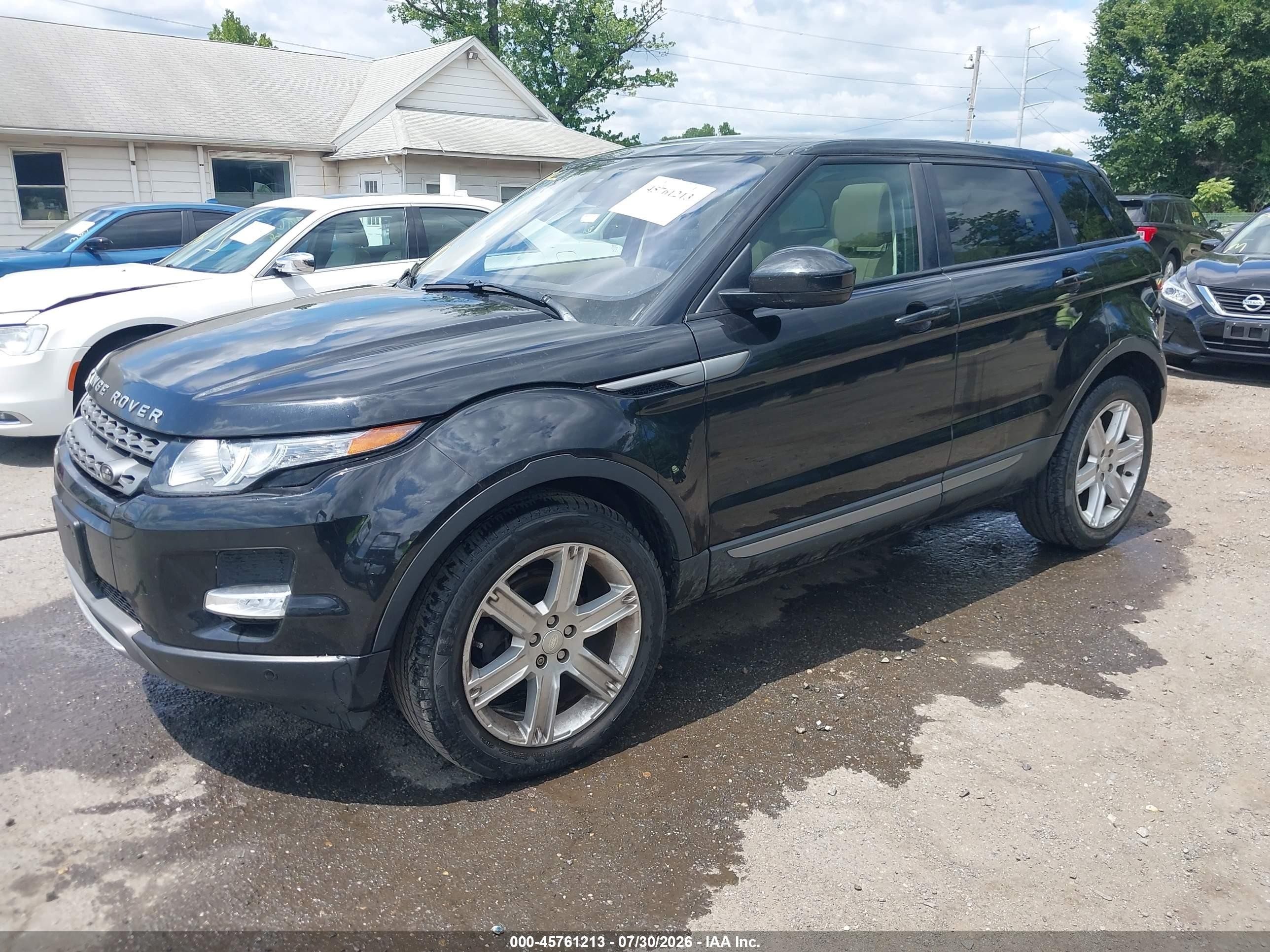 2015 Land Rover Range Rover Evoque Pure Black vin: SALVP2BG7FH041137