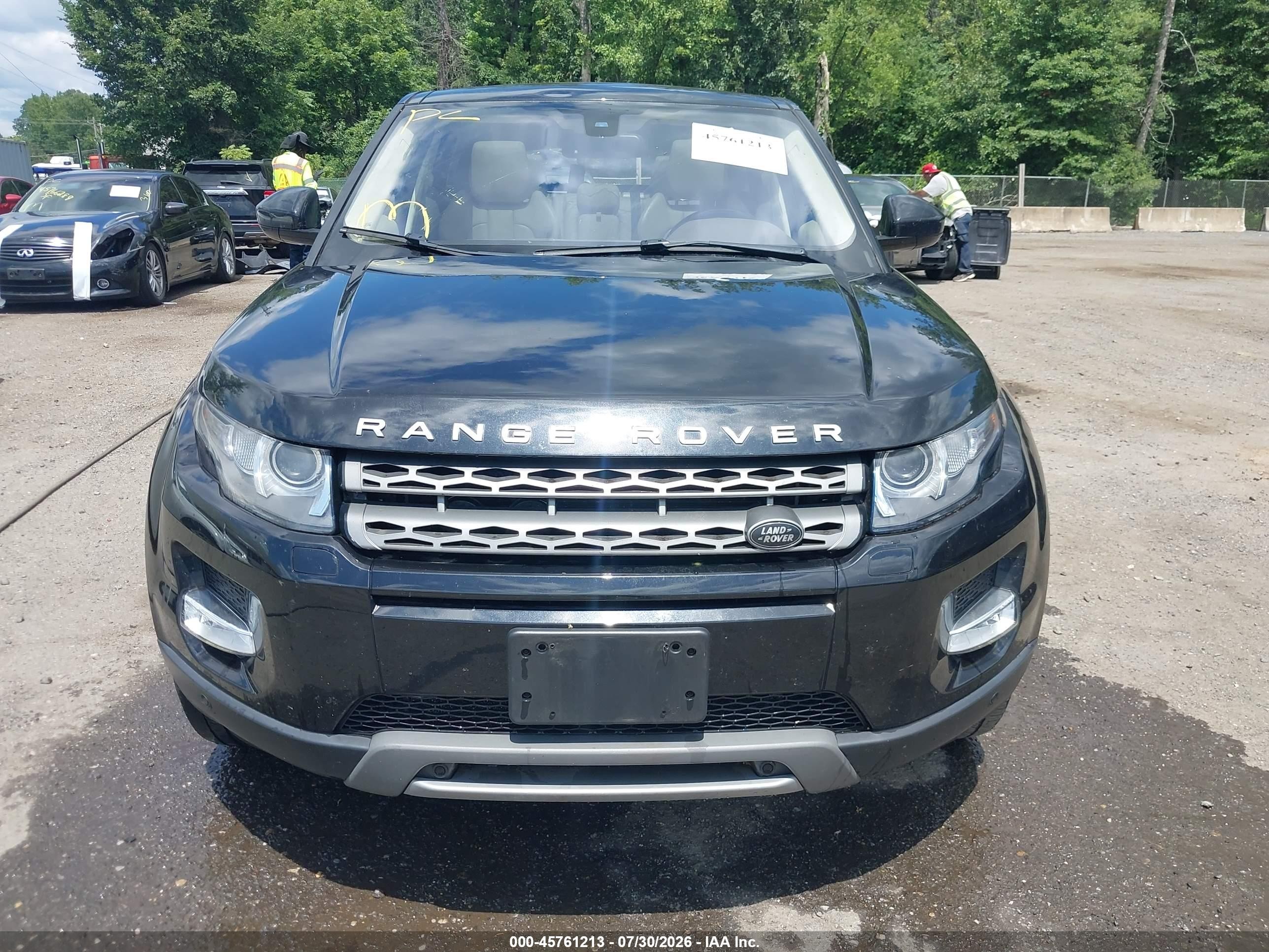 2015 Land Rover Range Rover Evoque Pure Black vin: SALVP2BG7FH041137