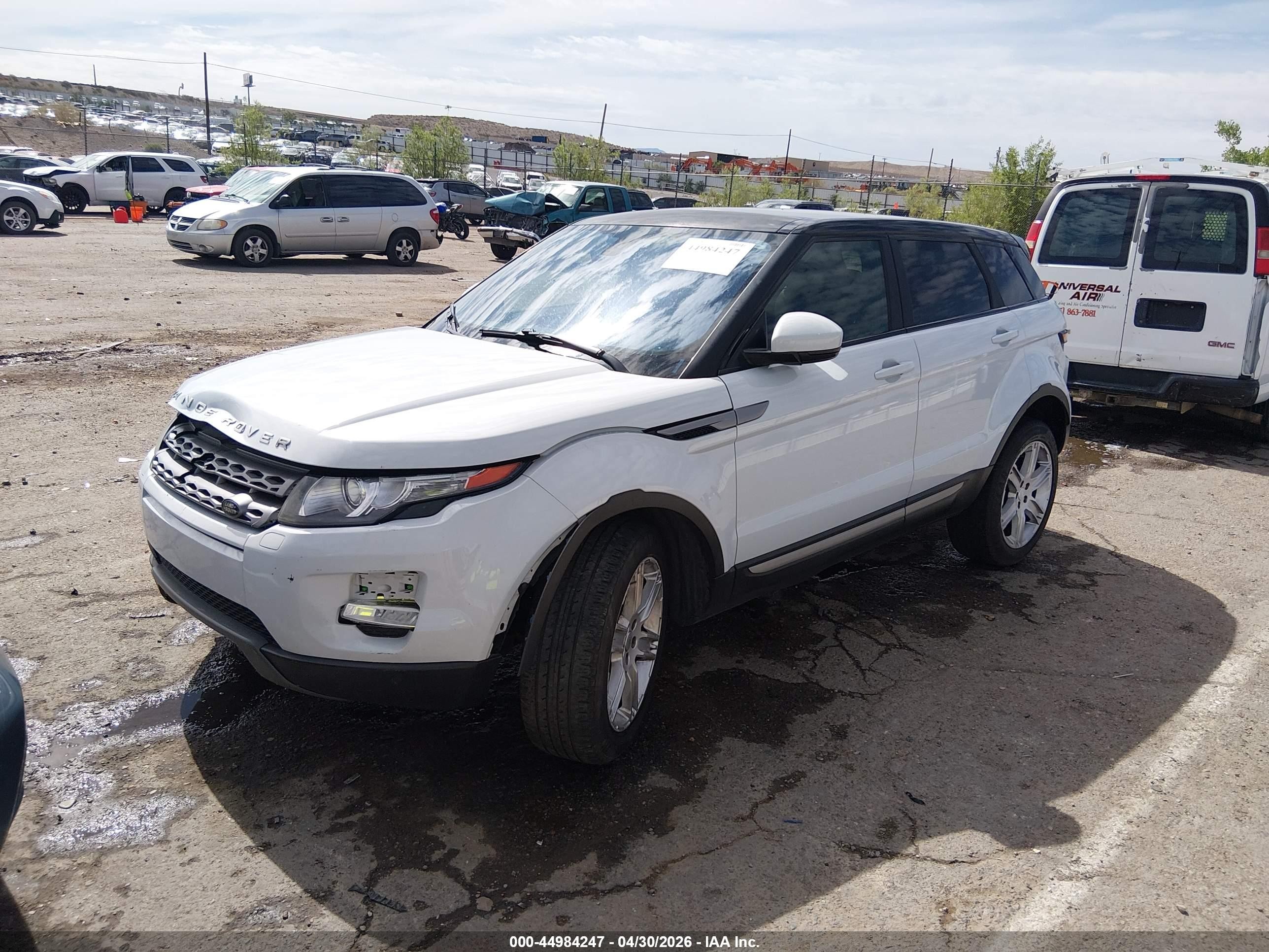 2015 Land Rover Range Rover Evoque Pure White vin: SALVP2BG7FH071397