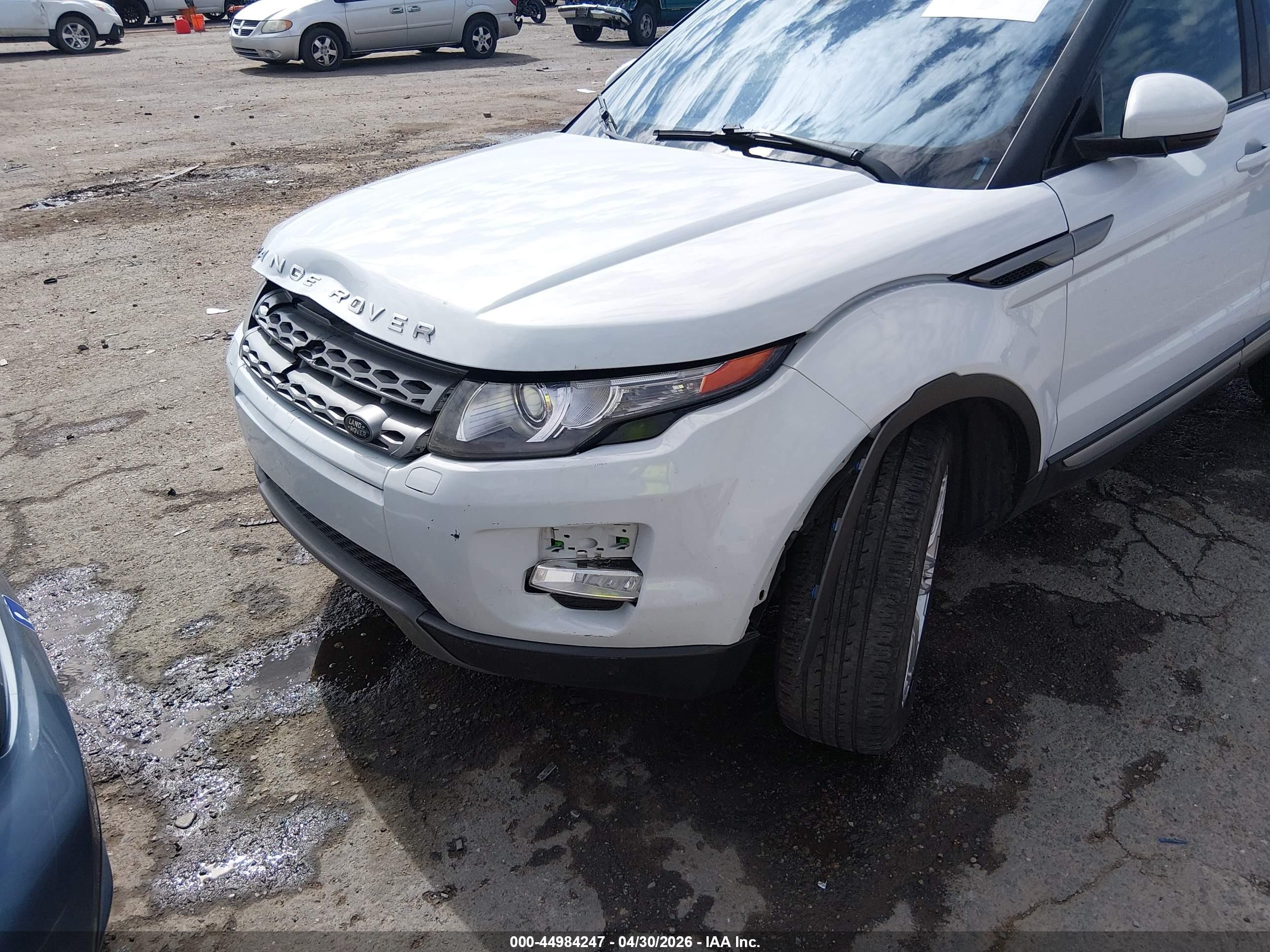 2015 Land Rover Range Rover Evoque Pure White vin: SALVP2BG7FH071397