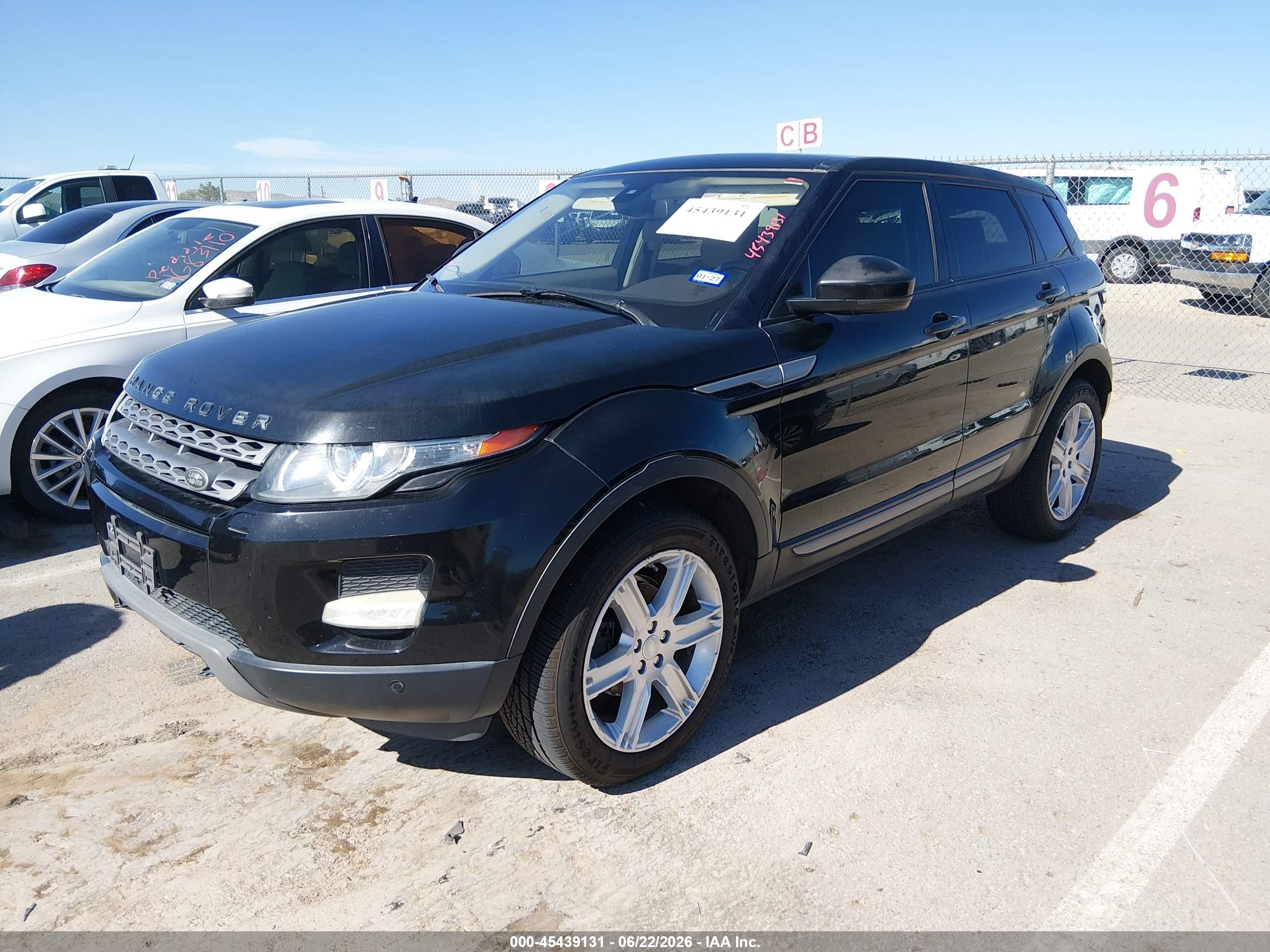 2015 Land Rover Range Rover Evoque Pure Black vin: SALVP2BG7FH075319