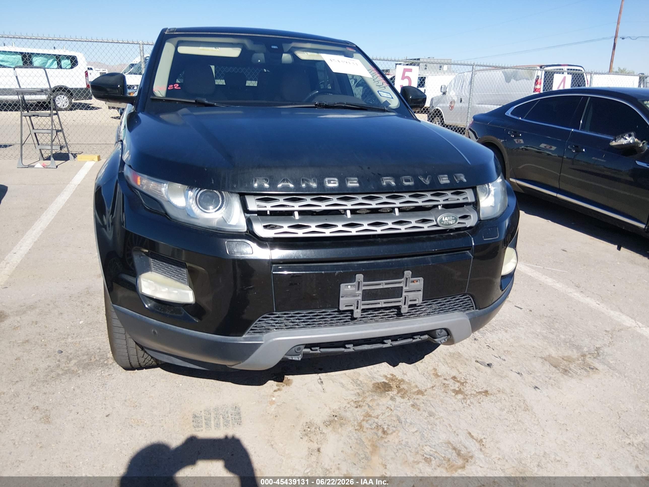 2015 Land Rover Range Rover Evoque Pure Black vin: SALVP2BG7FH075319