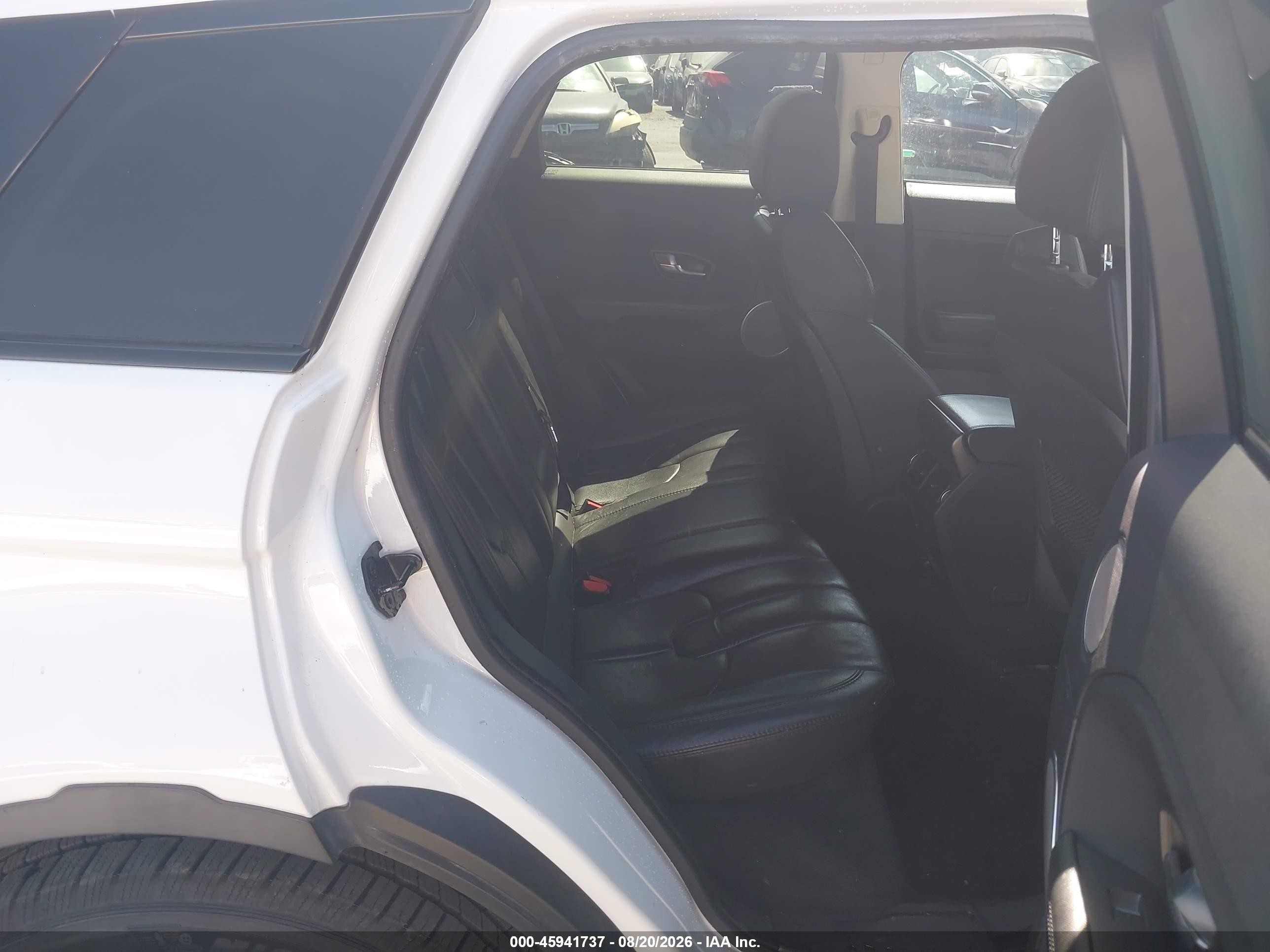 2012 Land Rover Range Rover Evoque Pure Plus White vin: SALVP2BG8CH684625