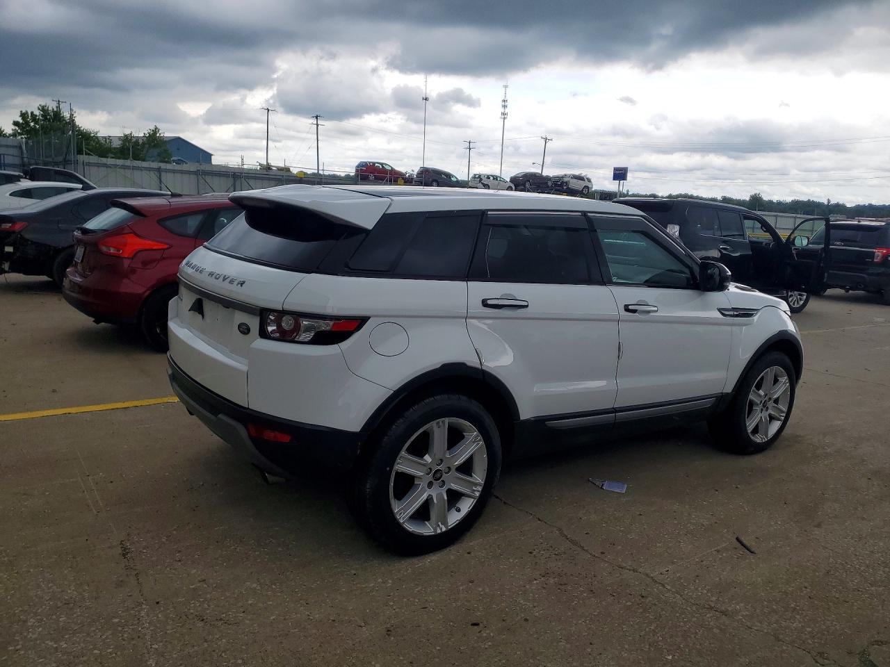 2013 Land Rover Range Rover Evoque Pure Plus White vin: SALVP2BG8DH799503