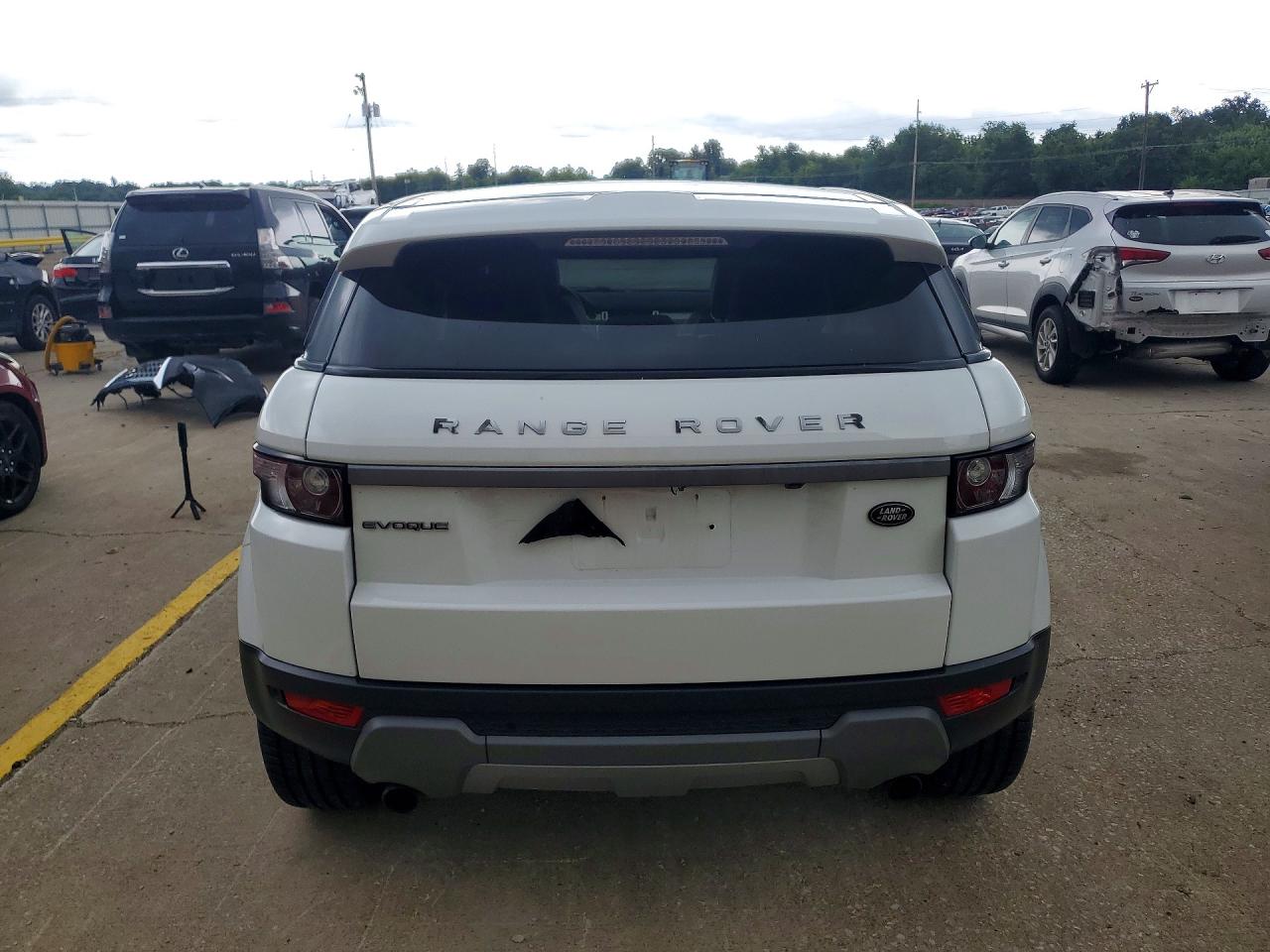 2013 Land Rover Range Rover Evoque Pure Plus White vin: SALVP2BG8DH799503