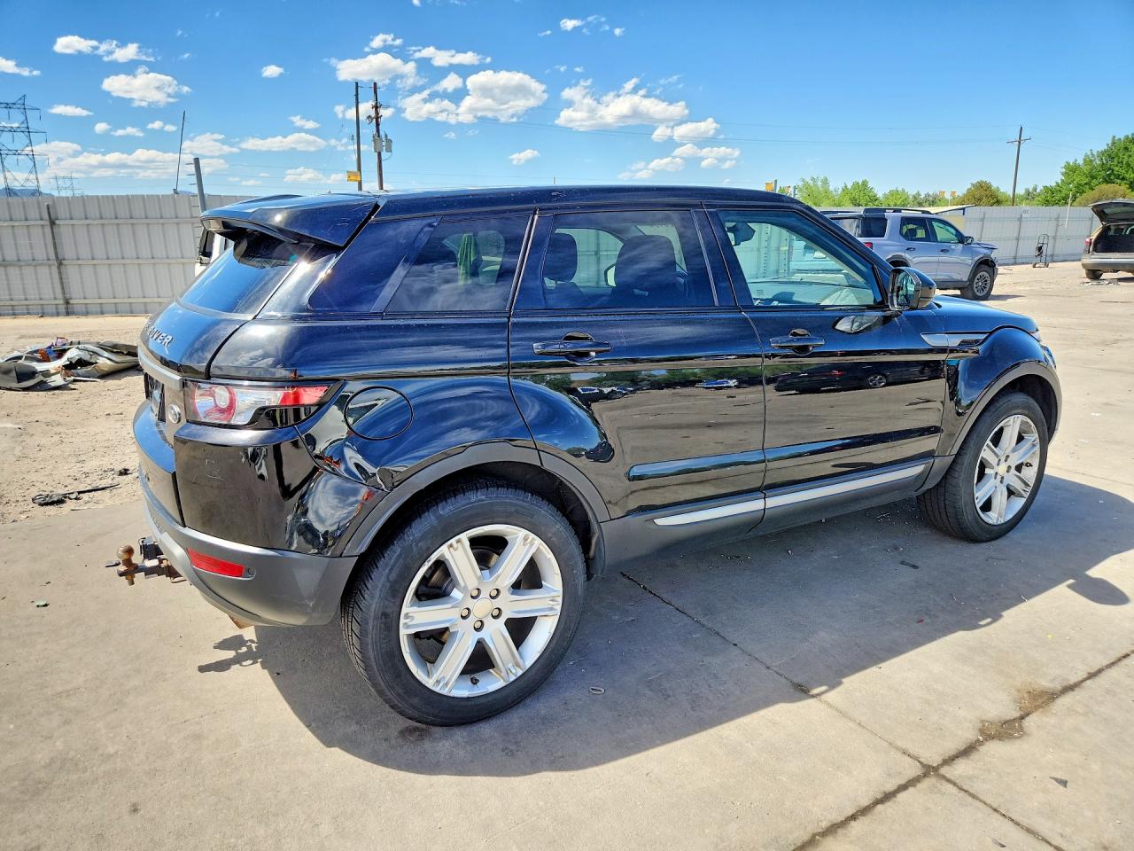 2015 Land Rover Range Rover Evoque Pure Plus Черный vin: SALVP2BG8FH023908