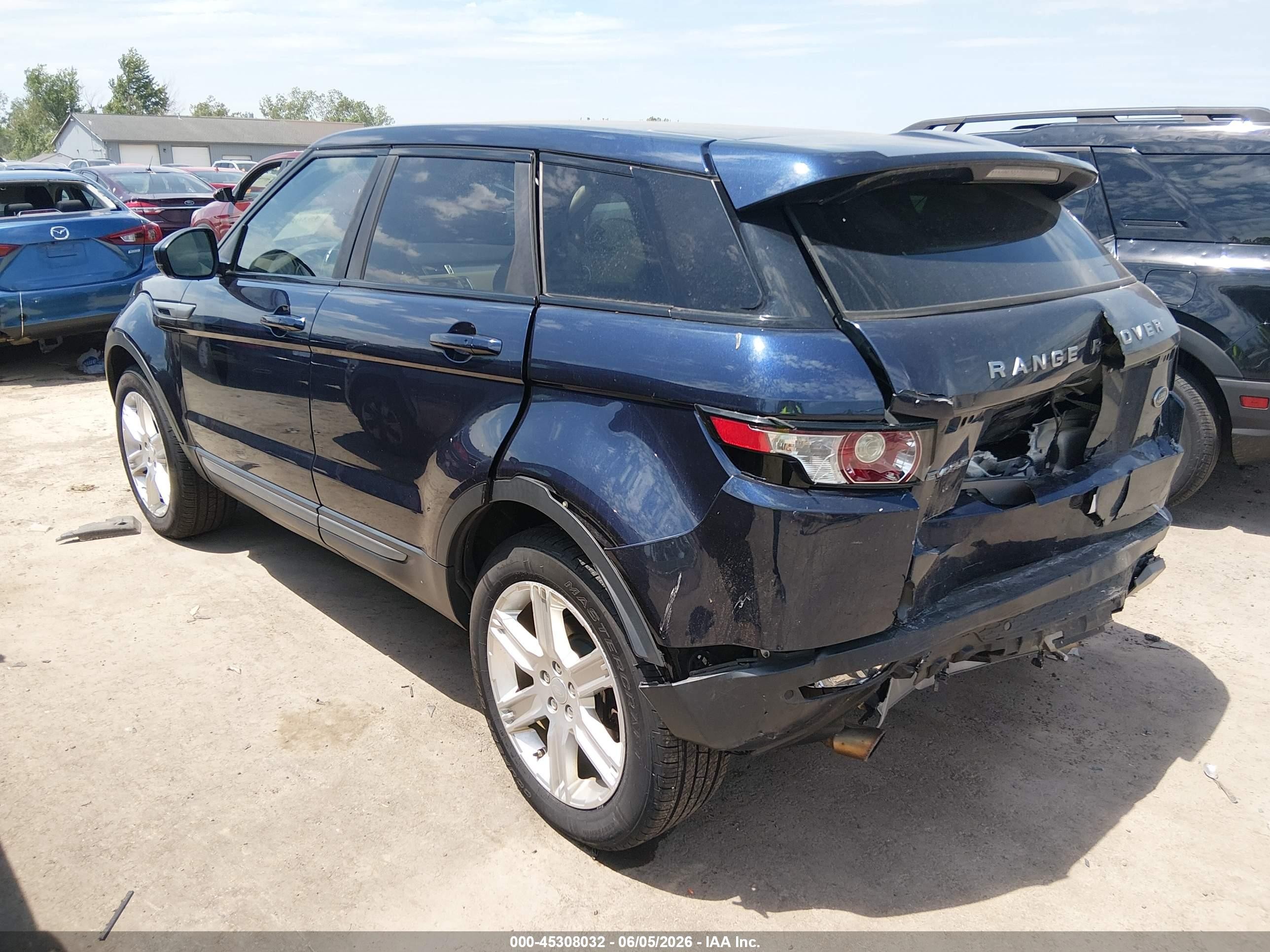 2015 Land Rover Range Rover Evoque Pure Blue vin: SALVP2BG8FH994200