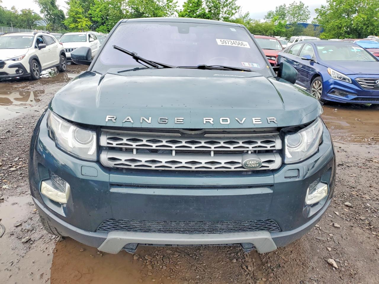 2015 Land Rover Range Rover Evoque Pure Plus Green vin: SALVP2BG9FH003201