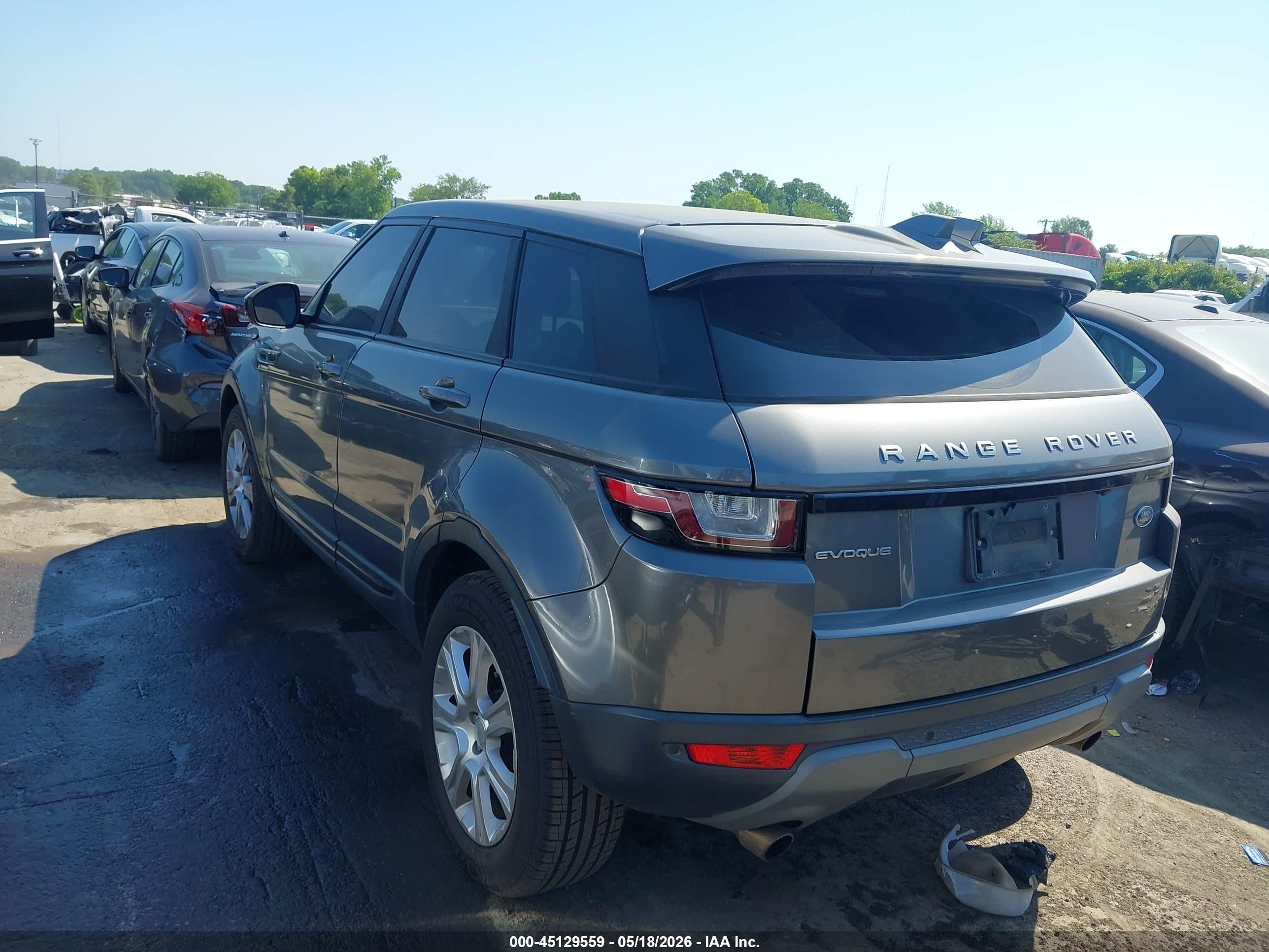 2016 Land Rover Range Rover Evoque Se/se Premium Gray vin: SALVP2BG9GH121167
