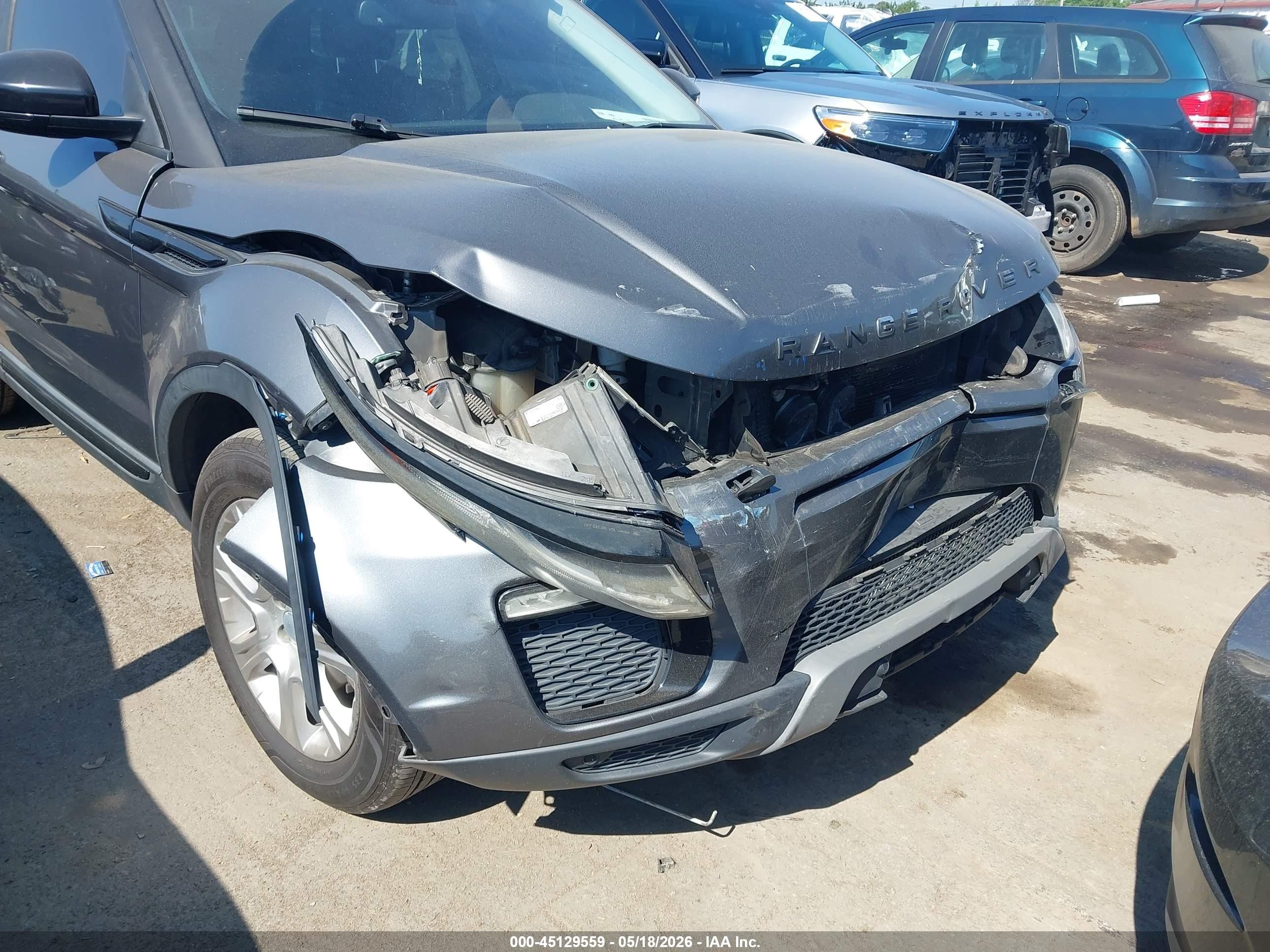2016 Land Rover Range Rover Evoque Se/se Premium Gray vin: SALVP2BG9GH121167