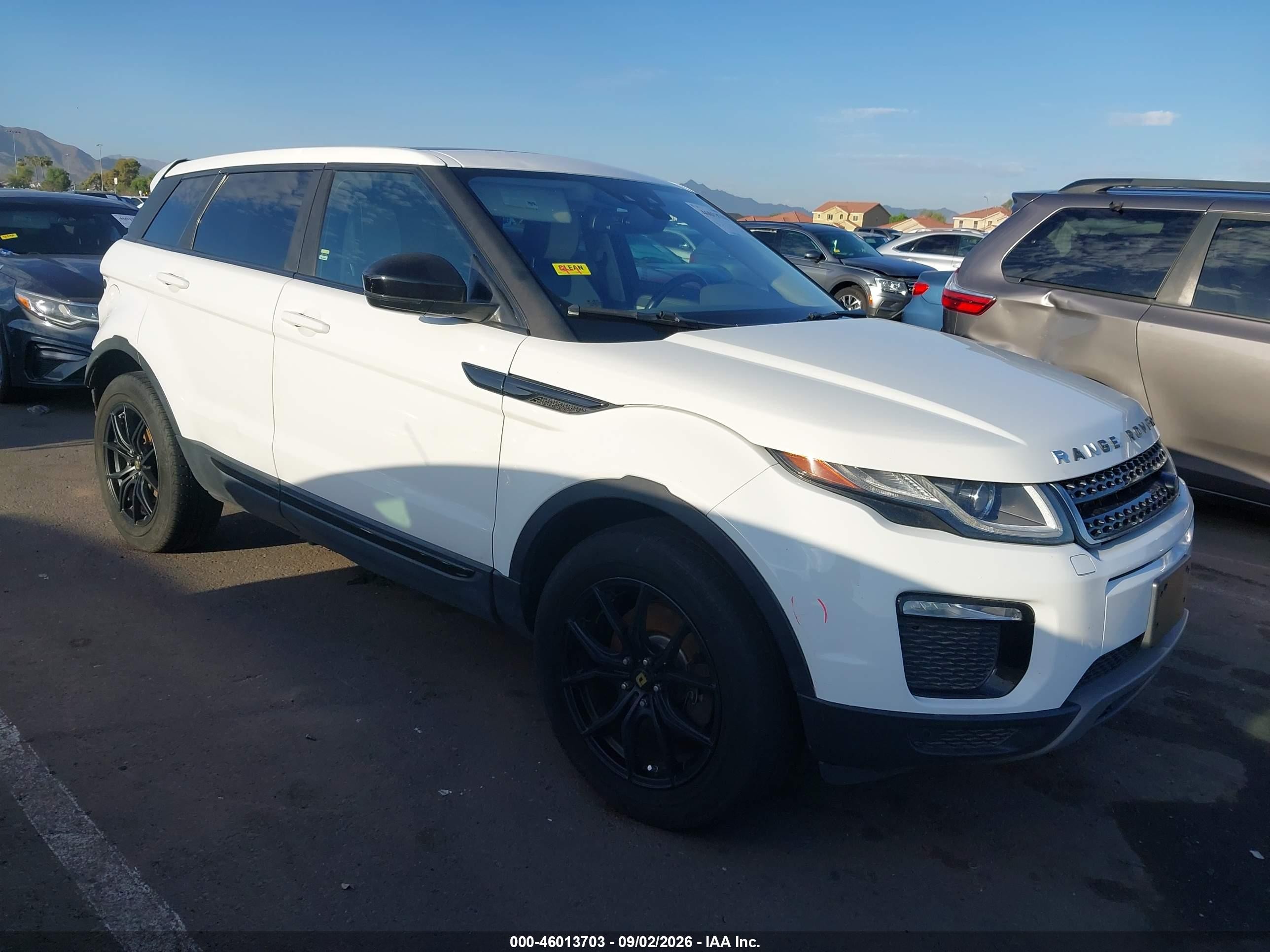 2017 Land Rover Range Rover Evoque Se/se Premium White vin: SALVP2BG9HH240029