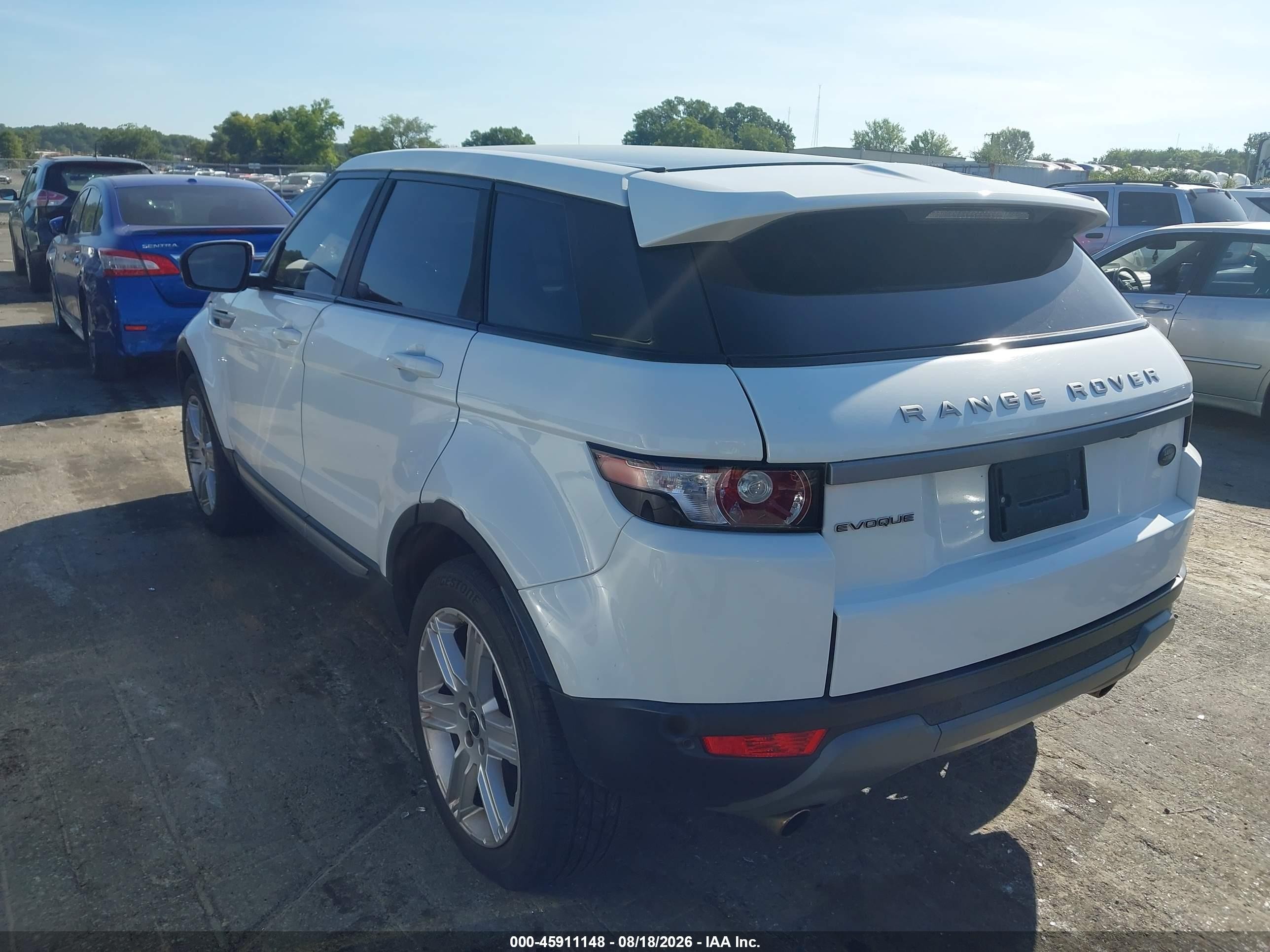 2013 Land Rover Range Rover Evoque Pure White vin: SALVP2BGXDH856185