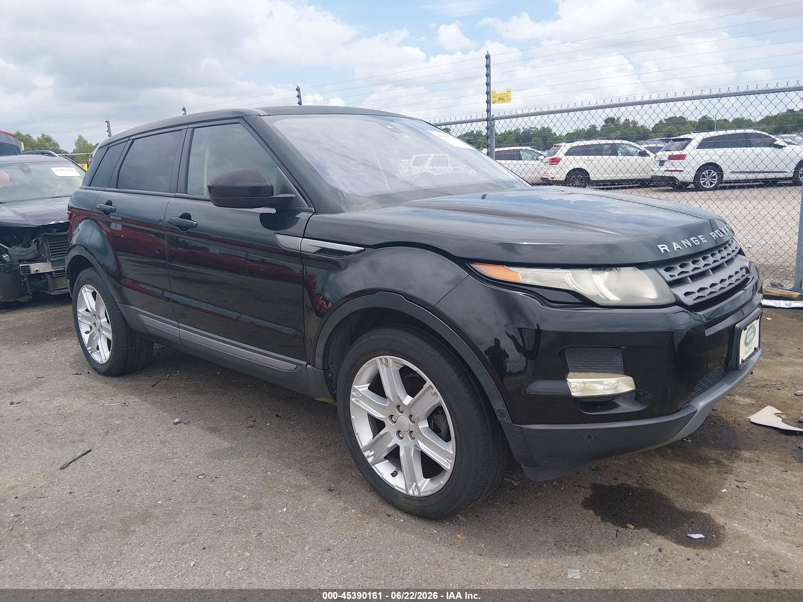2014 Land Rover Range Rover Evoque Pure Black vin: SALVP2BGXEH882111