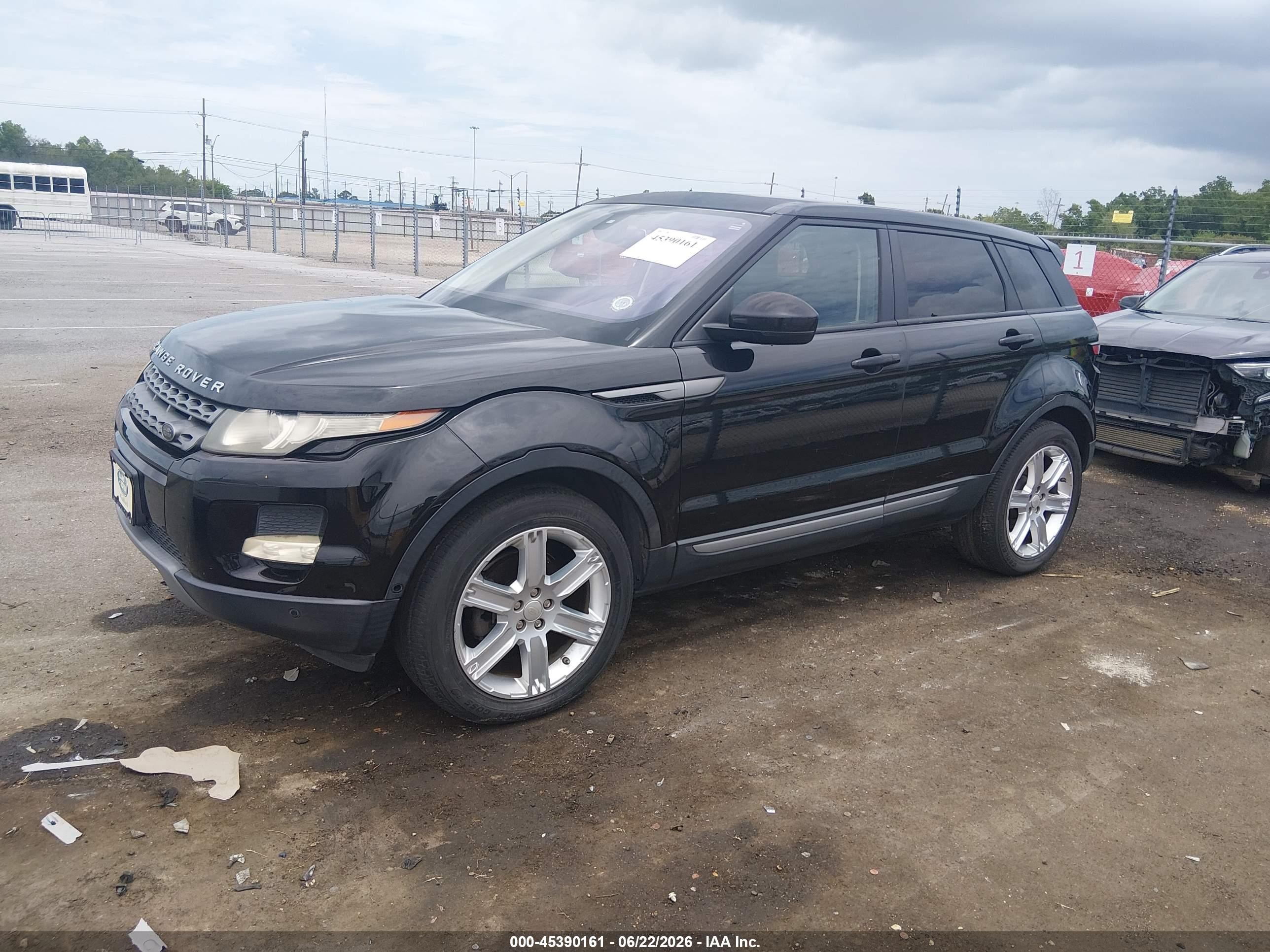 2014 Land Rover Range Rover Evoque Pure Black vin: SALVP2BGXEH882111