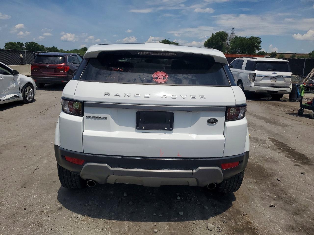 2015 Land Rover Range Rover Evoque Pure Plus White vin: SALVP2BGXFH051886