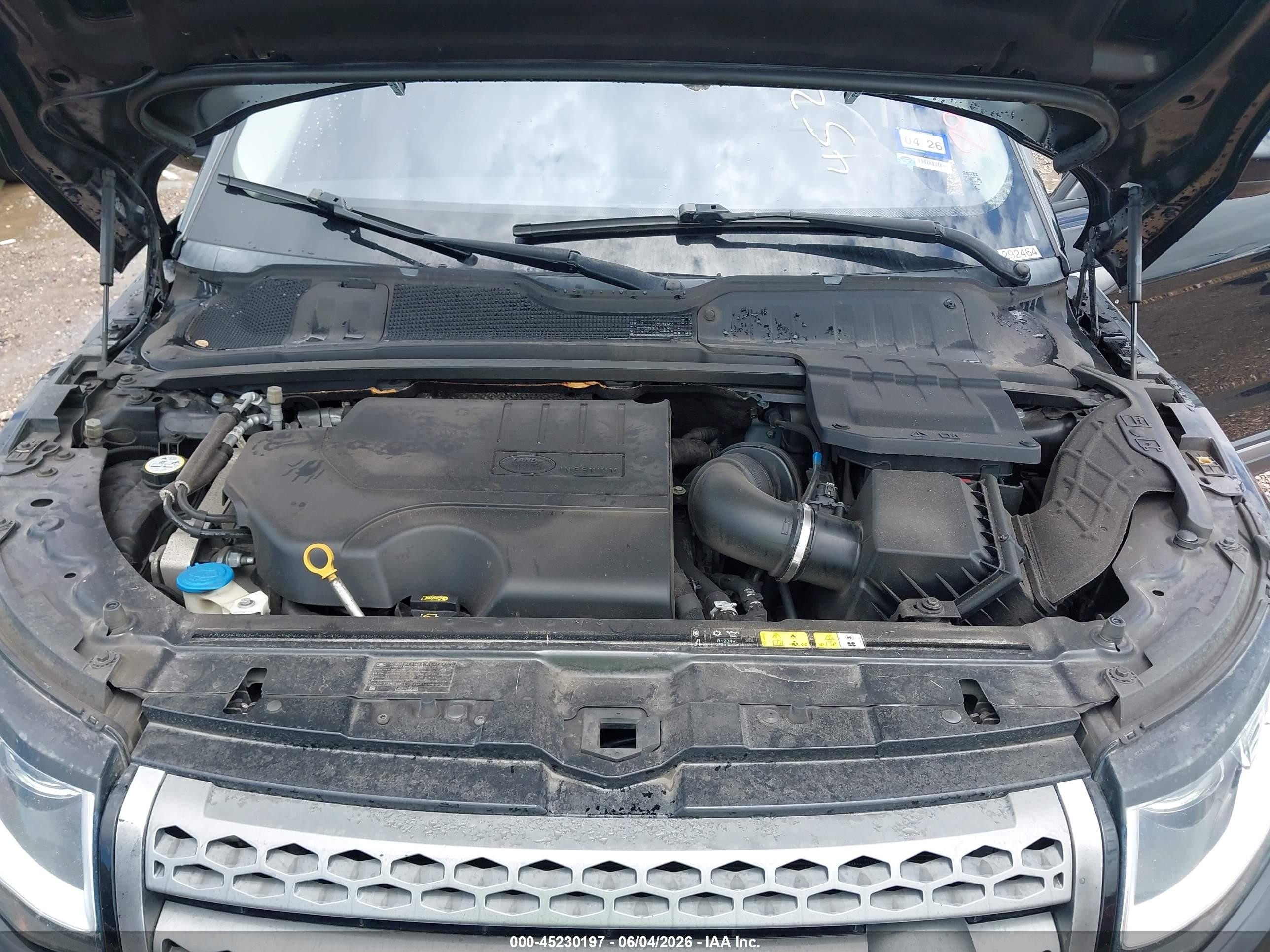 2018 Land Rover Range Rover Evoque Se/se Premium Black vin: SALVP2RX7JH292464