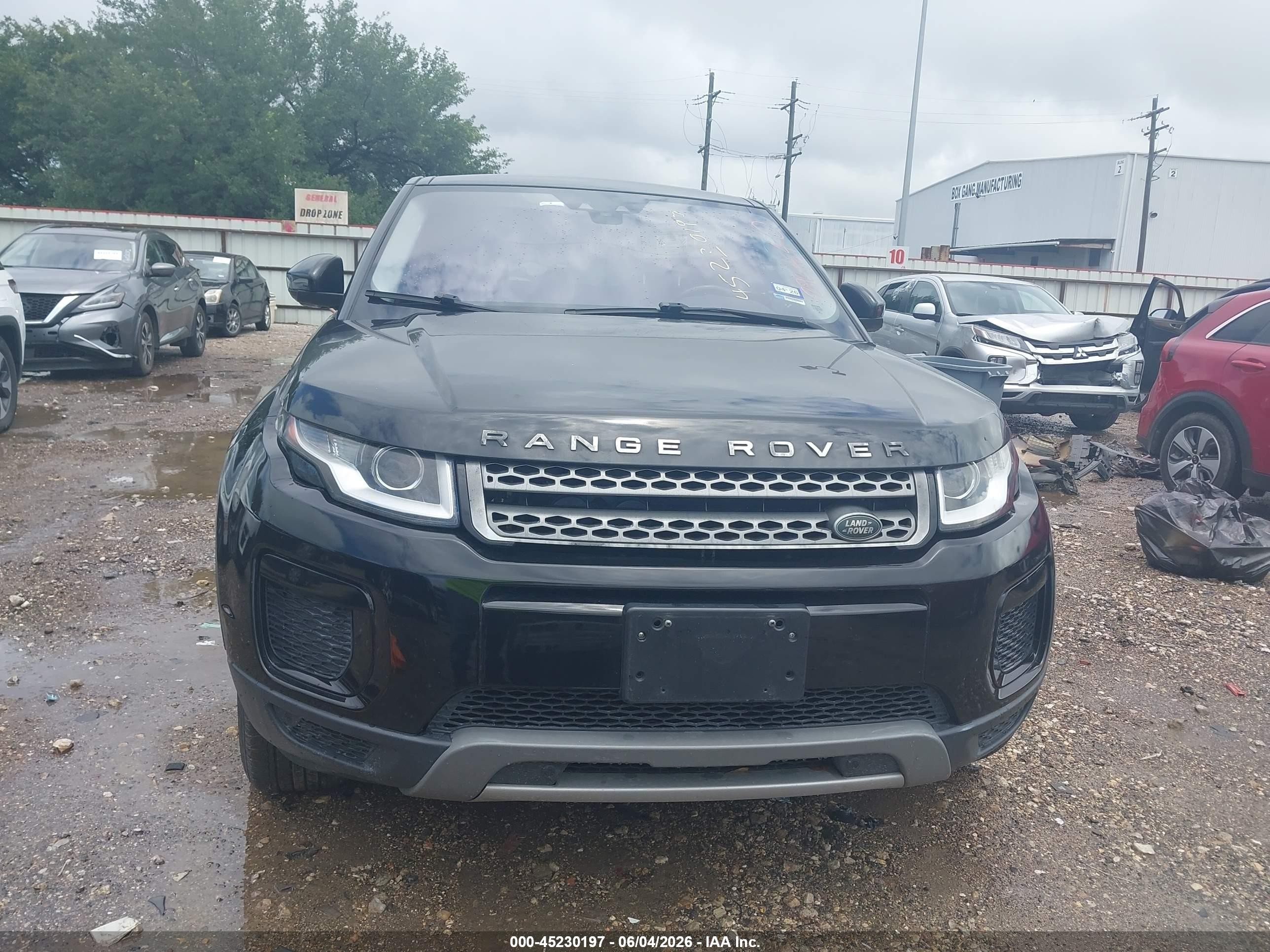 2018 Land Rover Range Rover Evoque Se/se Premium Black vin: SALVP2RX7JH292464