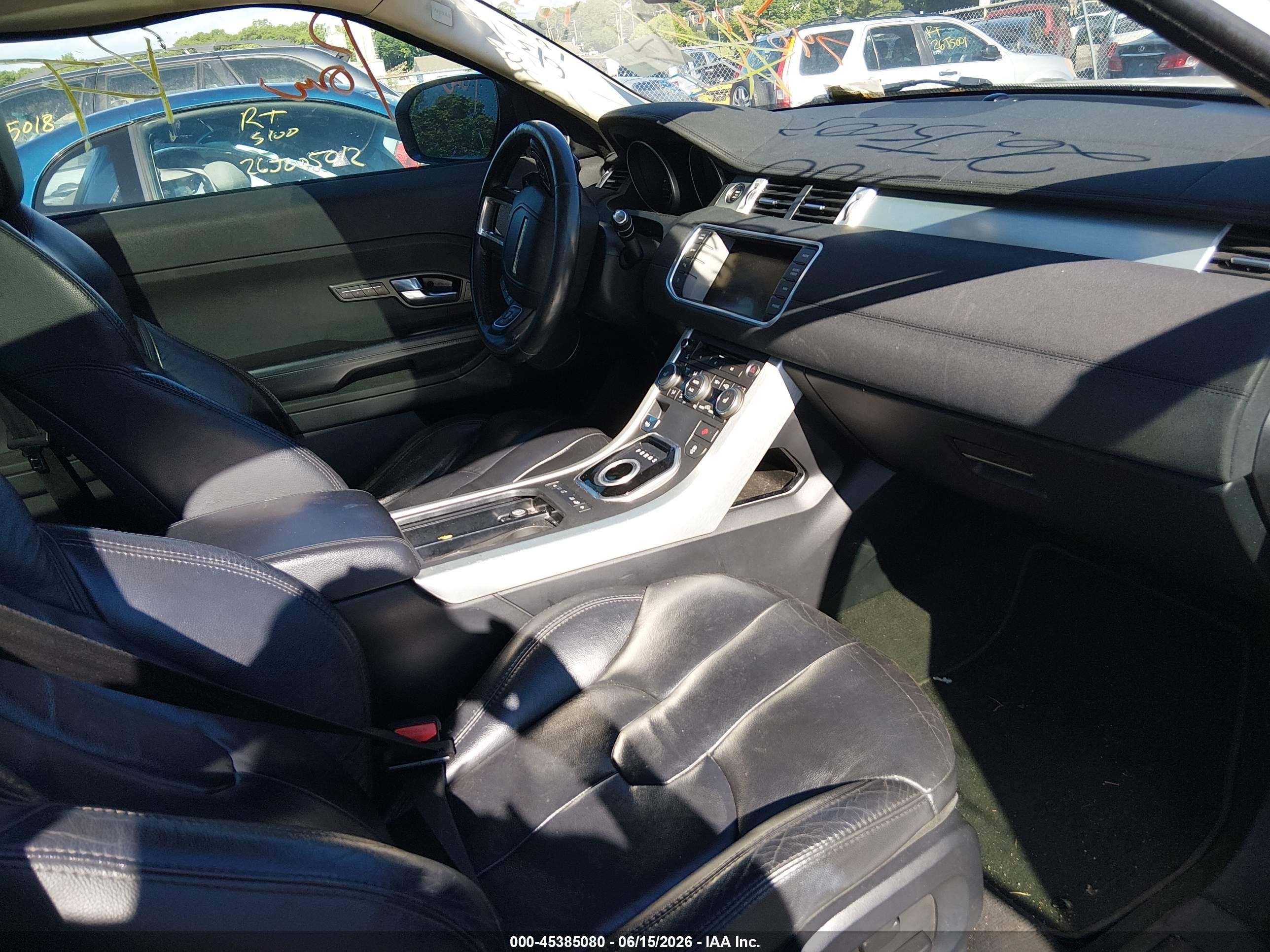 2012 Land Rover Range Rover Evoque Pure Plus White vin: SALVR1BG3CH631593