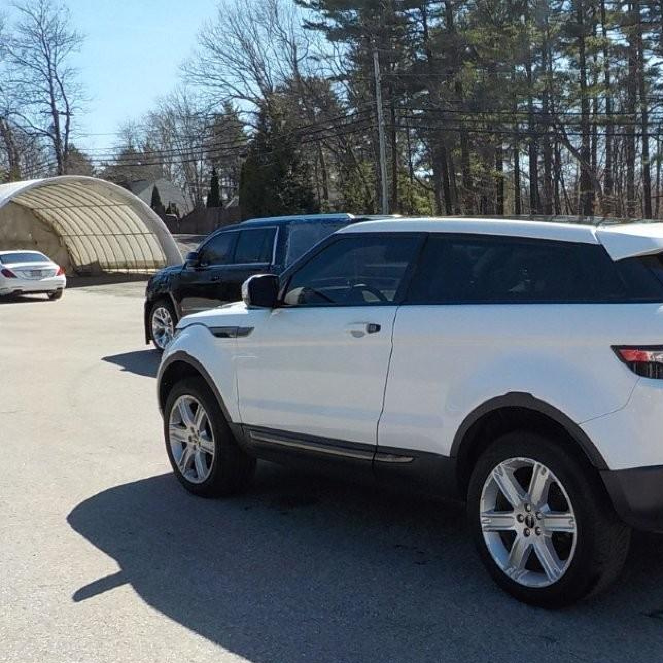 2012 Land Rover Range Rover Evoque   White vin: SALVR1BG4CH608159