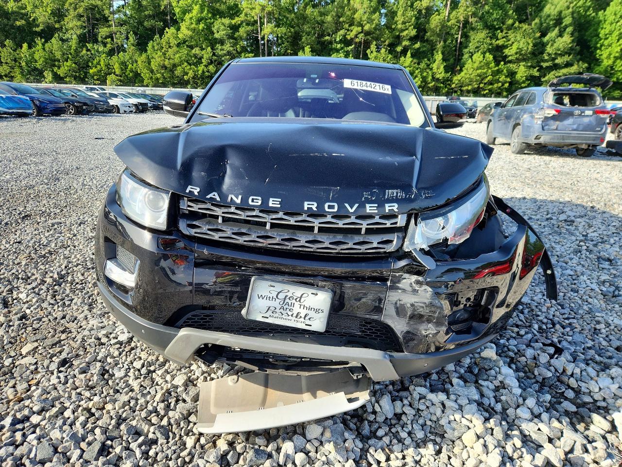 2012 Land Rover Range Rover Evoque Pure Premium Black vin: SALVR1BG4CH629612