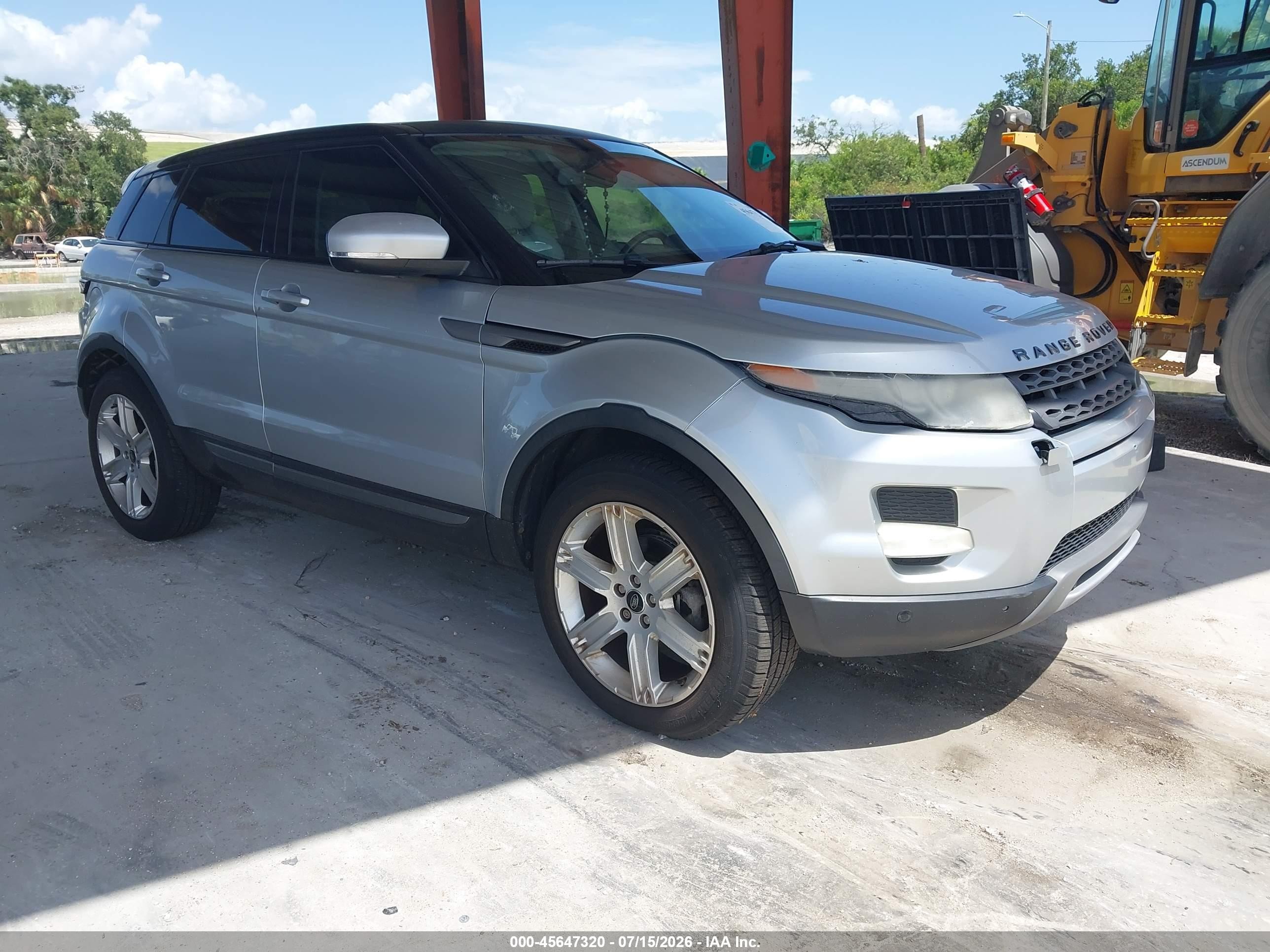 2013 Land Rover Range Rover Evoque Pure Silver vin: SALVR2BG1DH708419