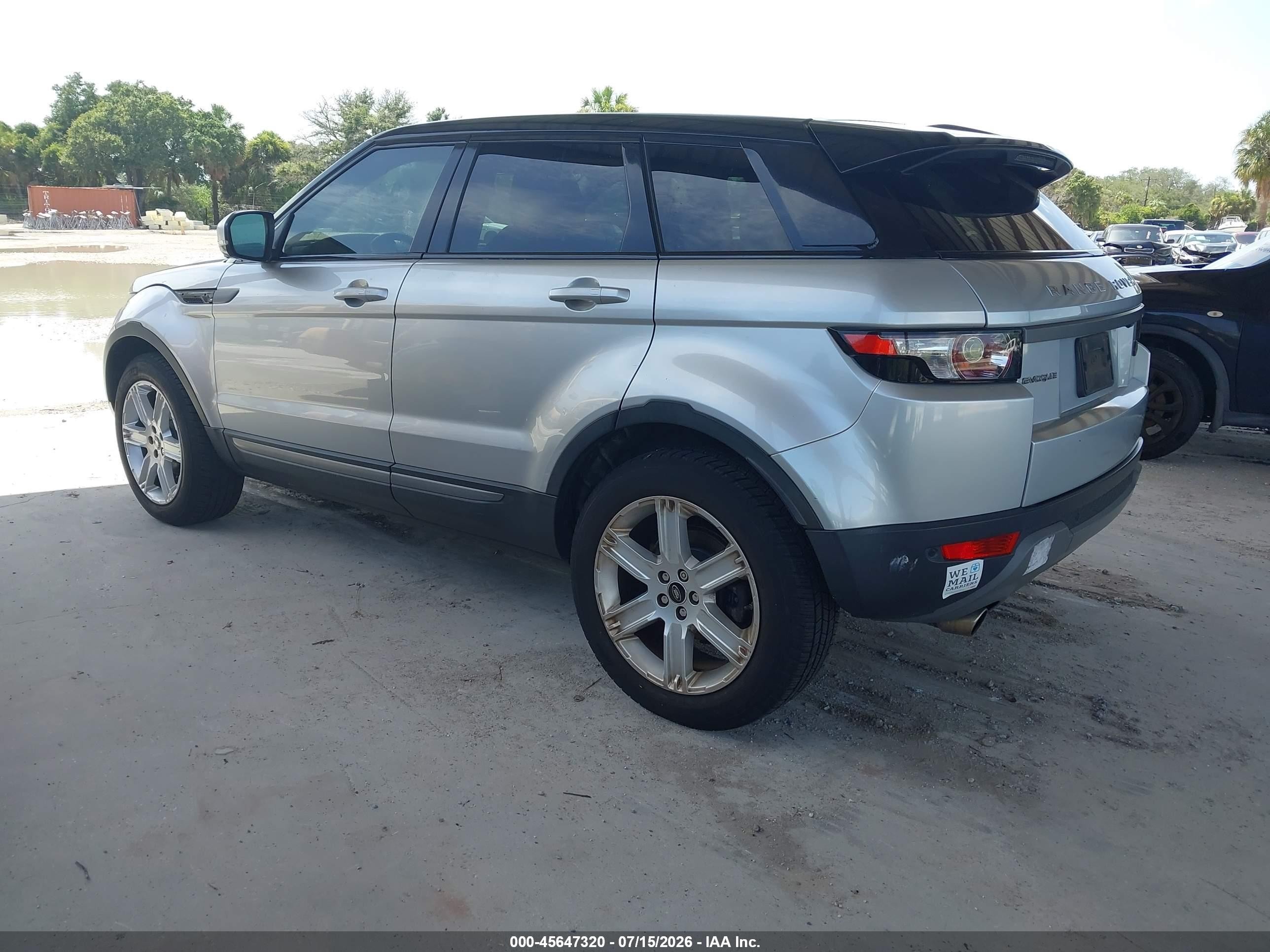 2013 Land Rover Range Rover Evoque Pure Silver vin: SALVR2BG1DH708419