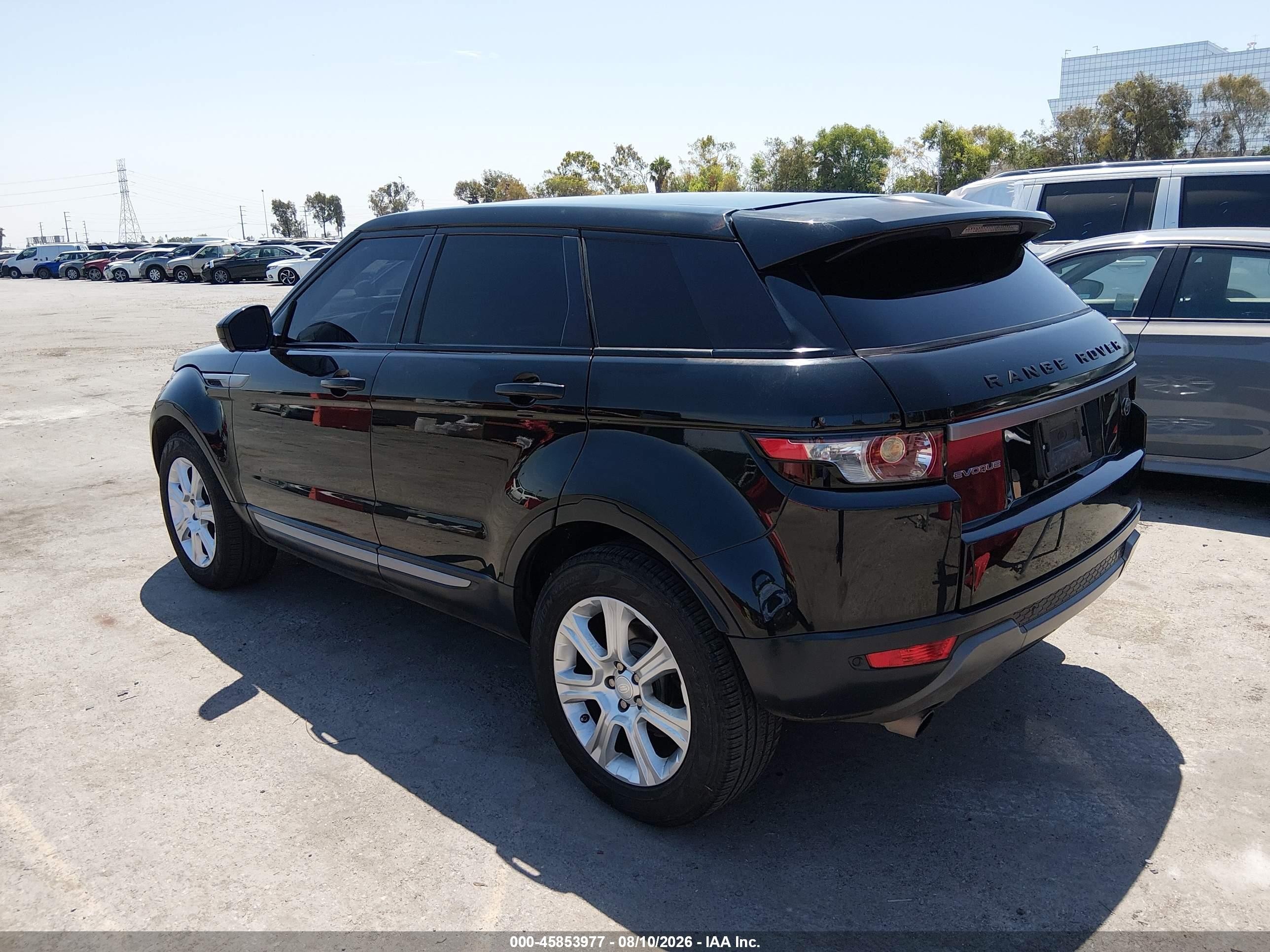 2014 Land Rover Range Rover Evoque Pure Black vin: SALVR2BG1EH934817