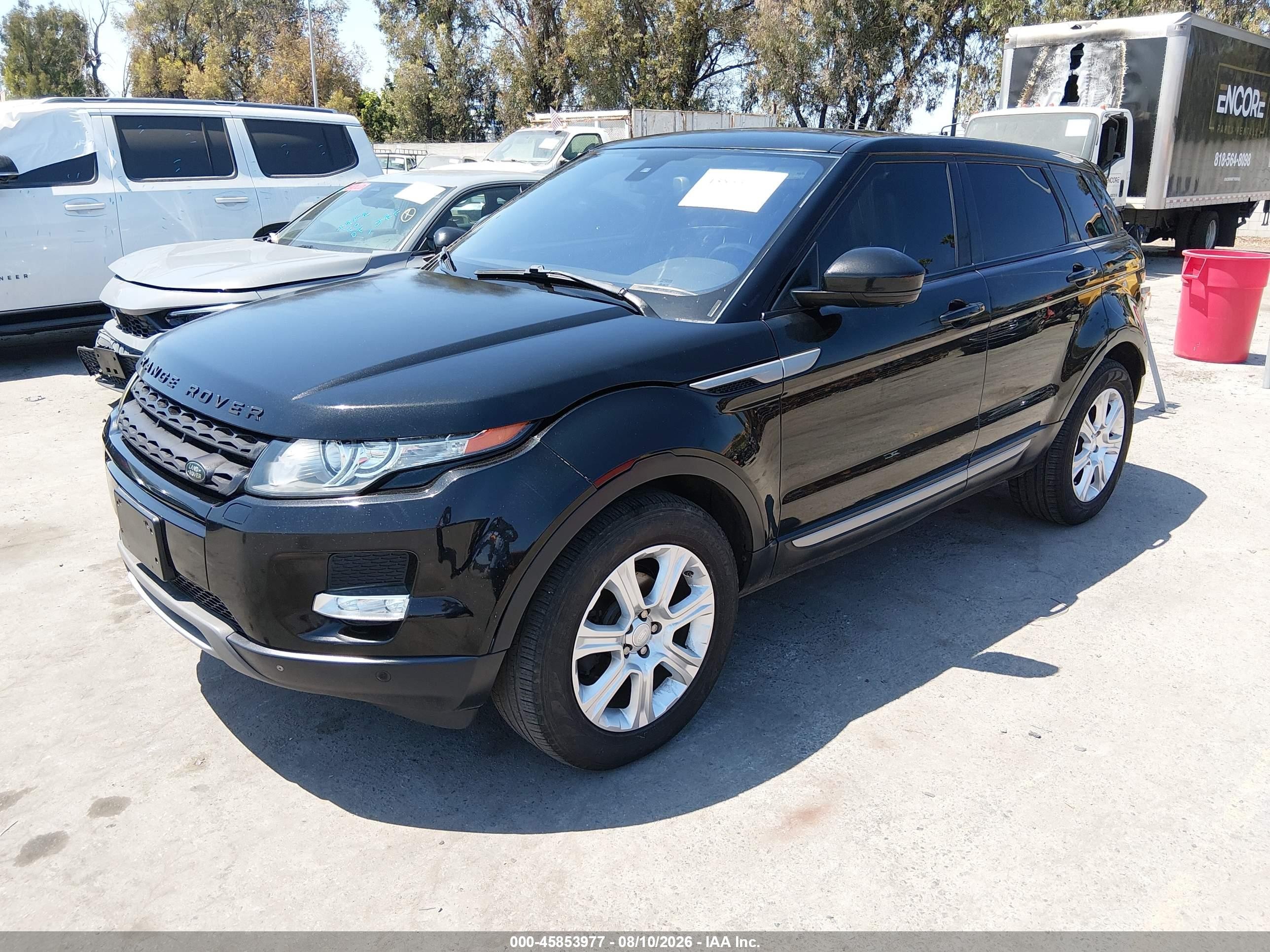 2014 Land Rover Range Rover Evoque Pure Black vin: SALVR2BG1EH934817