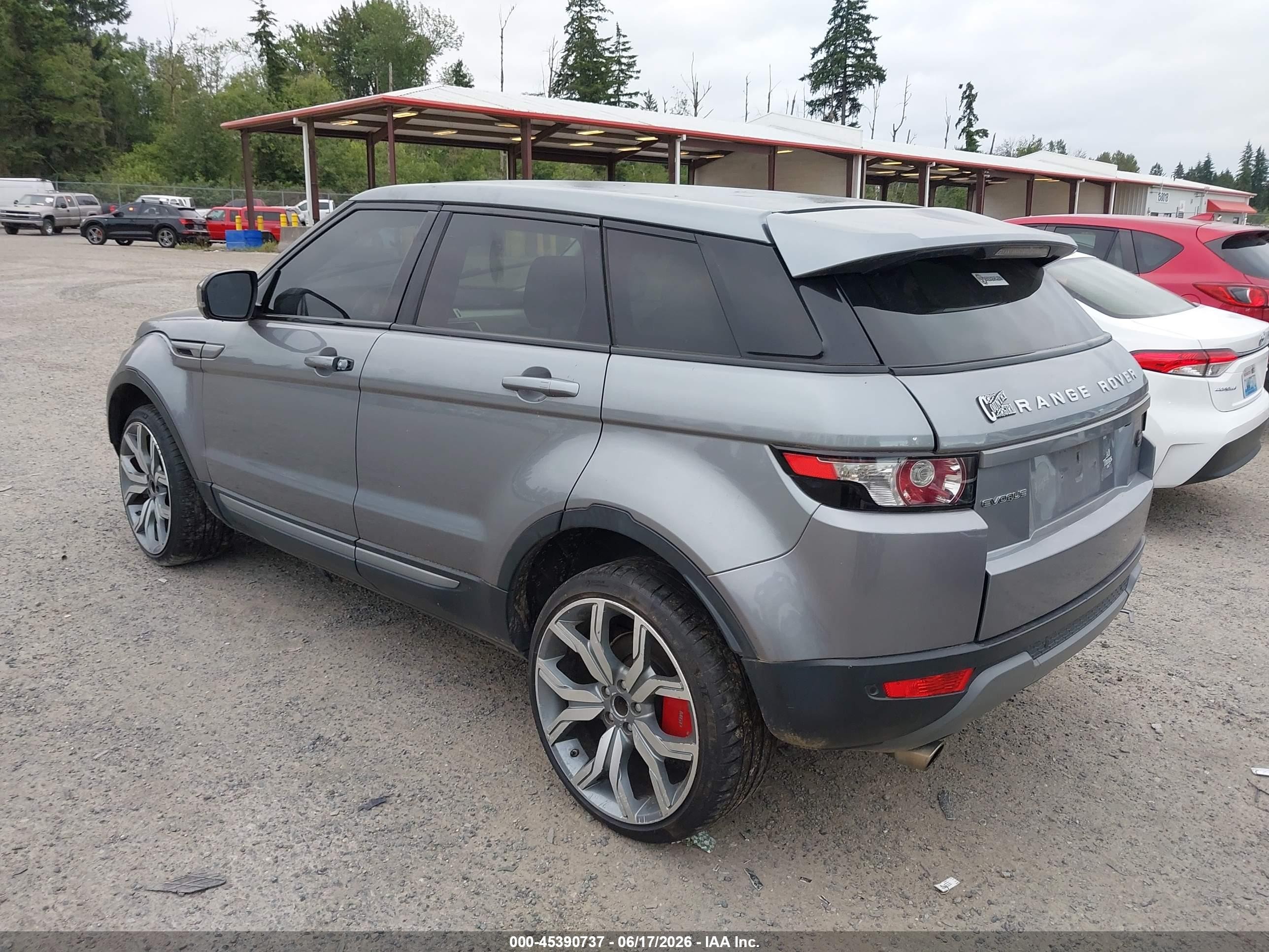2013 Land Rover Range Rover Evoque Pure Gray vin: SALVR2BG2DH800834
