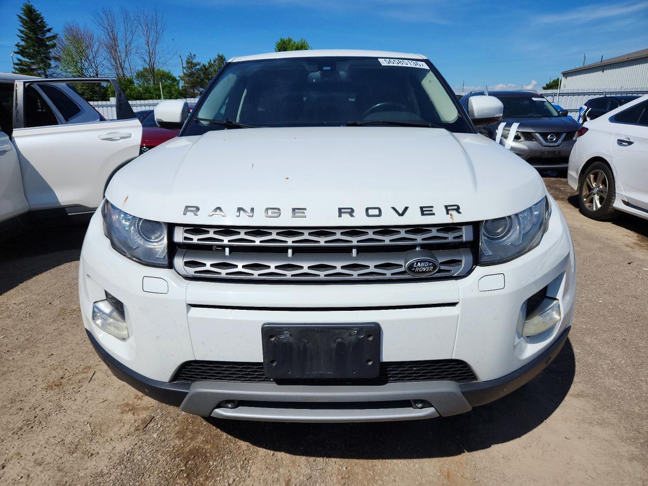 2013 Land Rover Range Rover Evoque Pure Premium White vin: SALVR2BG2DH803412