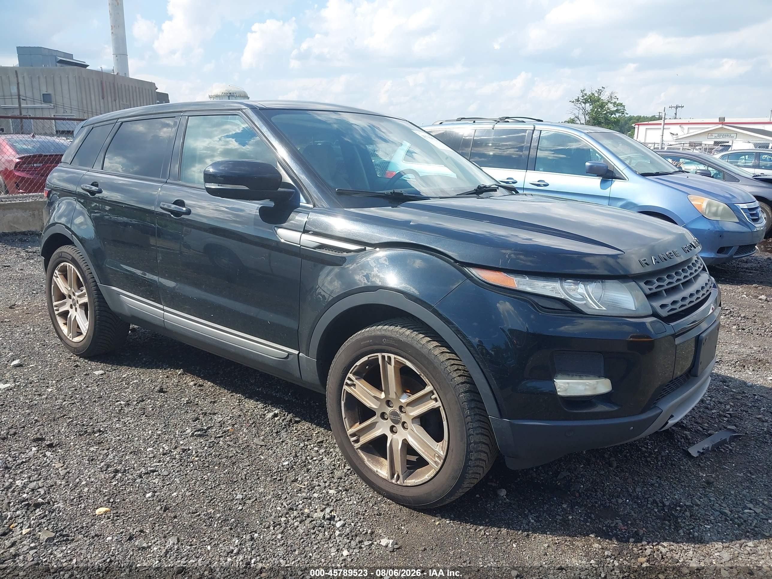 2012 Land Rover Range Rover Evoque Pure Plus Black vin: SALVR2BG3CH664454