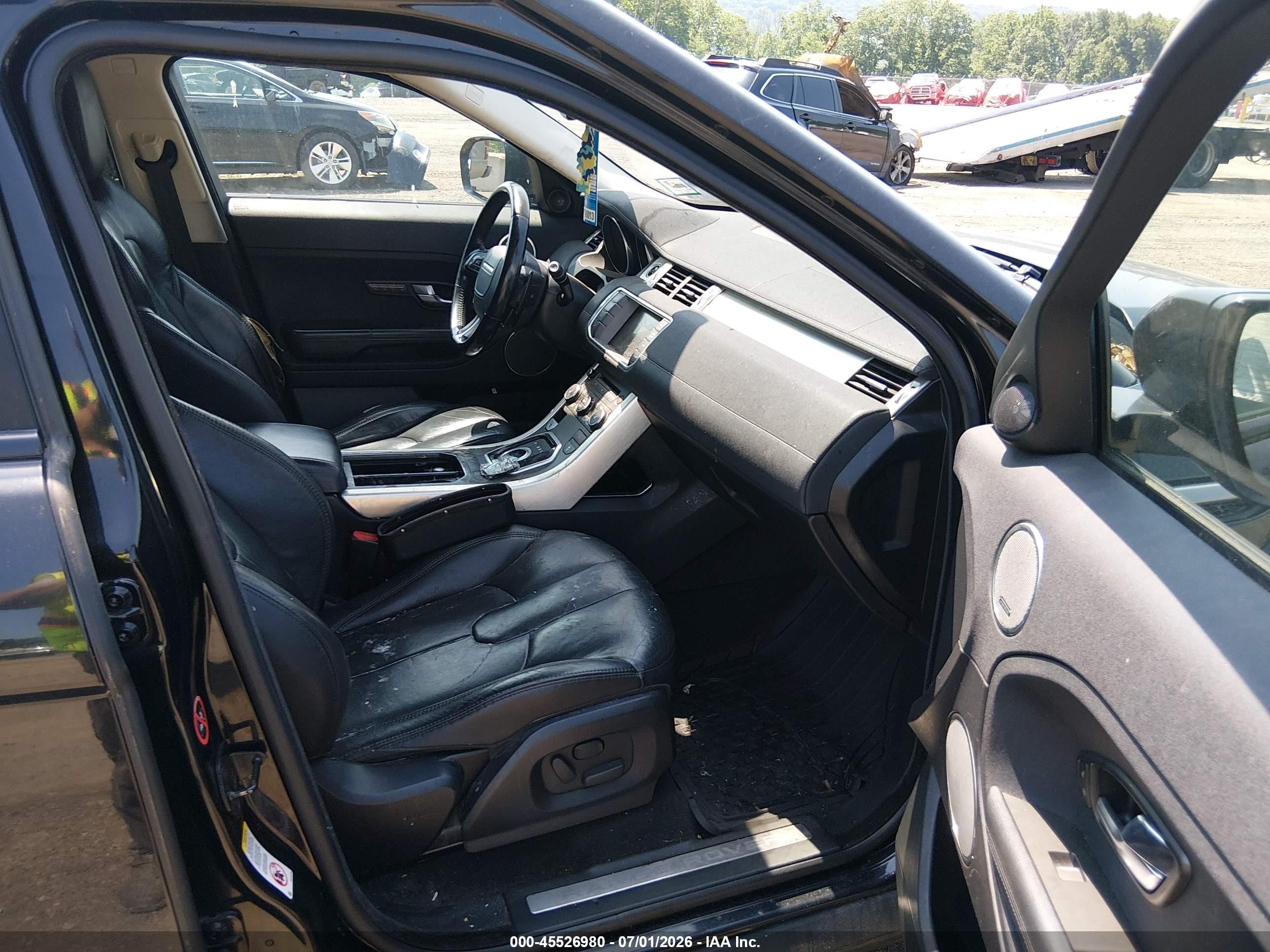 2013 Land Rover Range Rover Evoque Pure Черный vin: SALVR2BG3DH807260