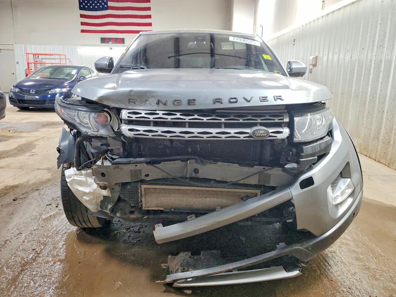 2014 Land Rover Range Rover Evoque Pure Premium Gray vin: SALVR2BG3EH893168