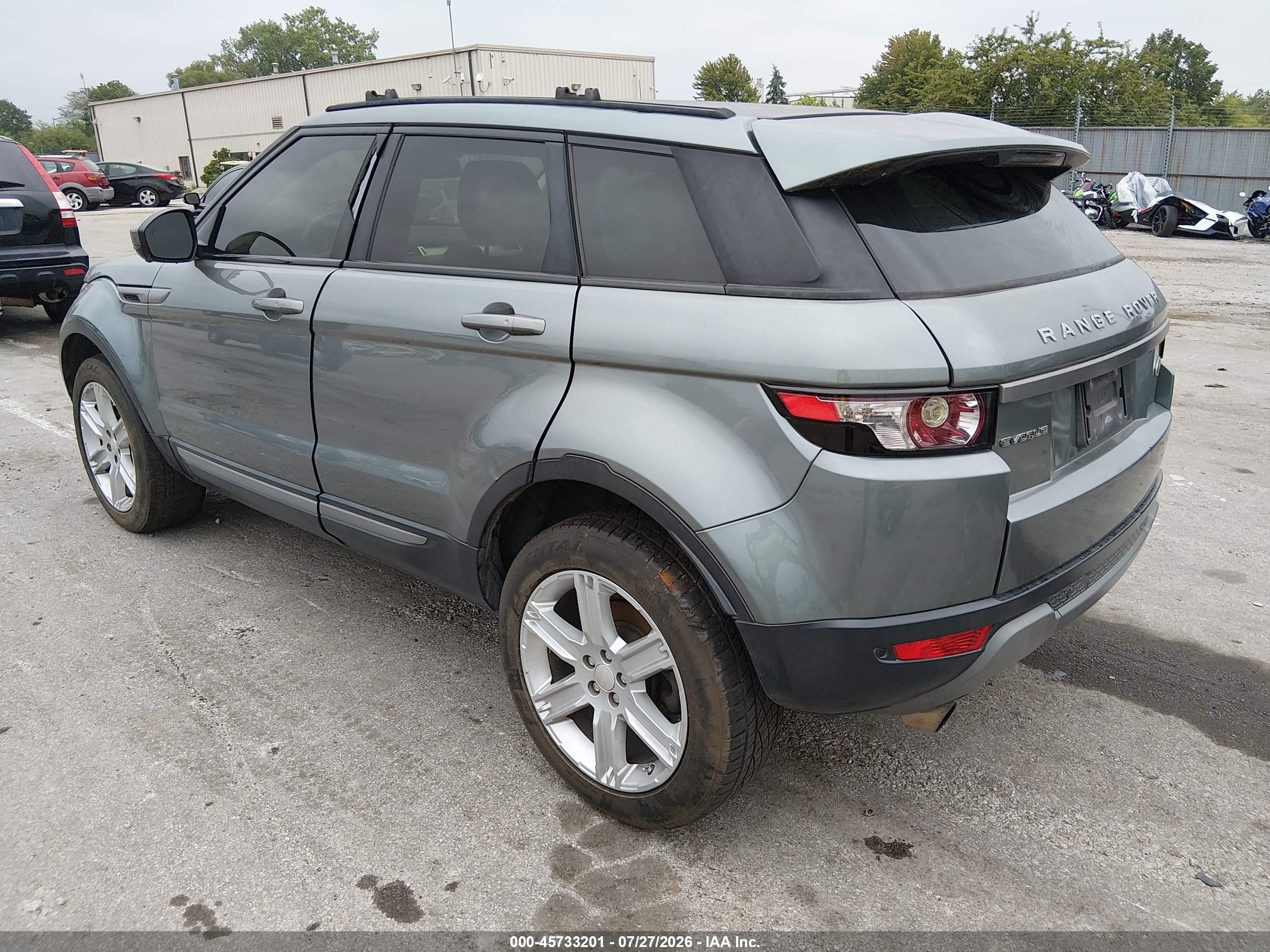 2015 Land Rover Range Rover Evoque Pure Gray vin: SALVR2BG3FH021719