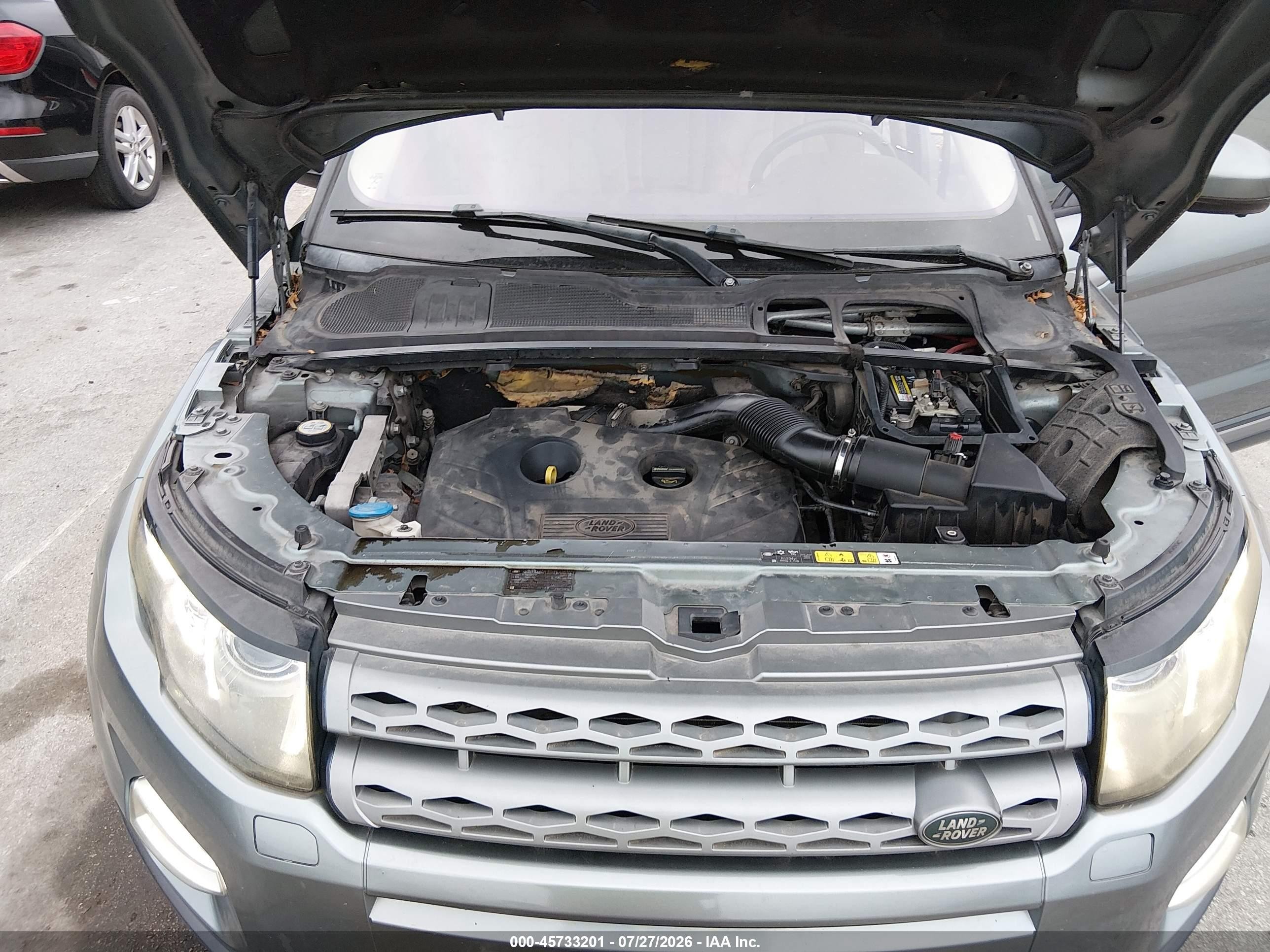 2015 Land Rover Range Rover Evoque Pure Gray vin: SALVR2BG3FH021719