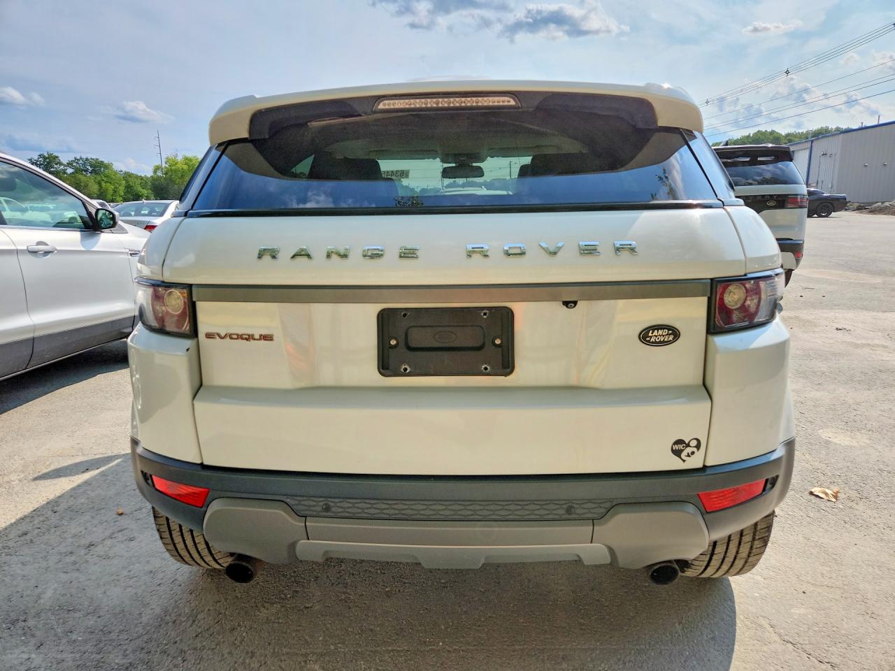 2012 Land Rover Range Rover Evoque Pure Premium White vin: SALVR2BG4CH665077