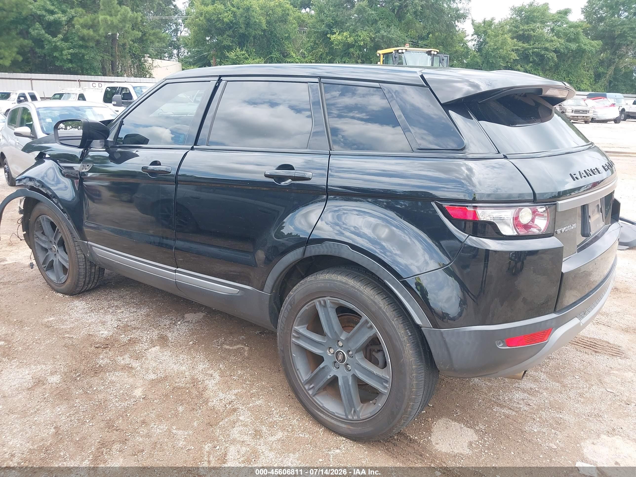 2013 Land Rover Range Rover Evoque Pure Black vin: SALVR2BG4DH763494