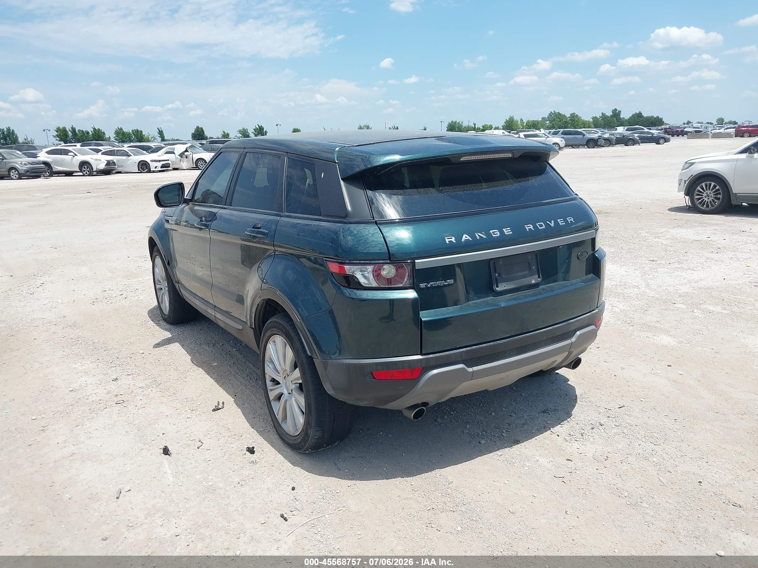2013 Land Rover Range Rover Evoque Pure Green vin: SALVR2BG5DH847467