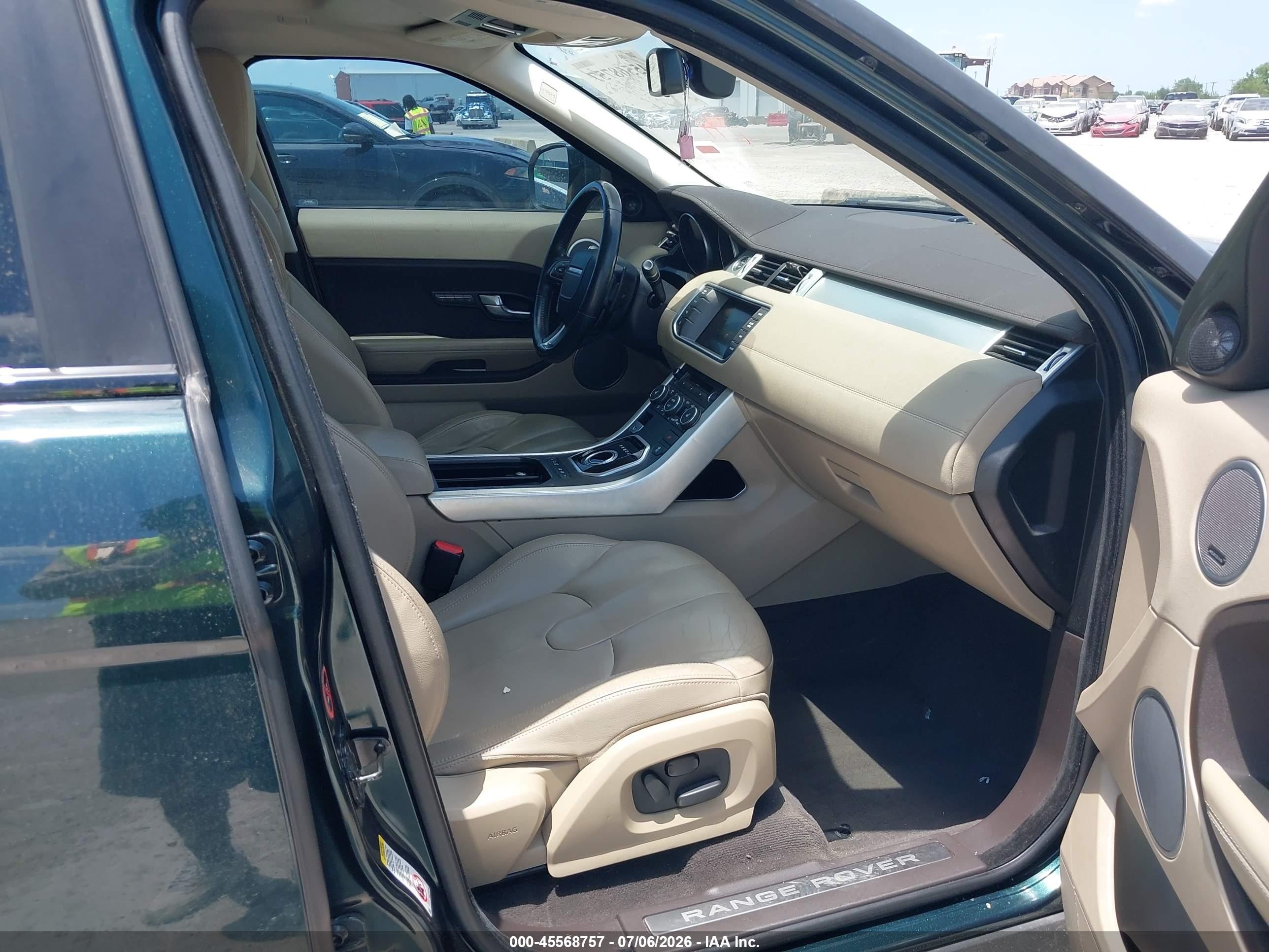 2013 Land Rover Range Rover Evoque Pure Green vin: SALVR2BG5DH847467