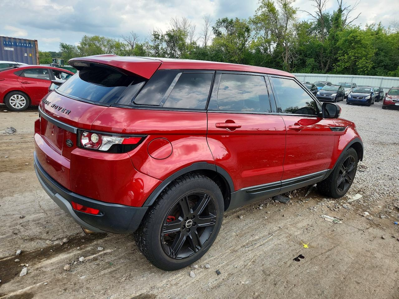2012 Land Rover Range Rover Evoque Pure Premium Красный vin: SALVR2BG6CH697030