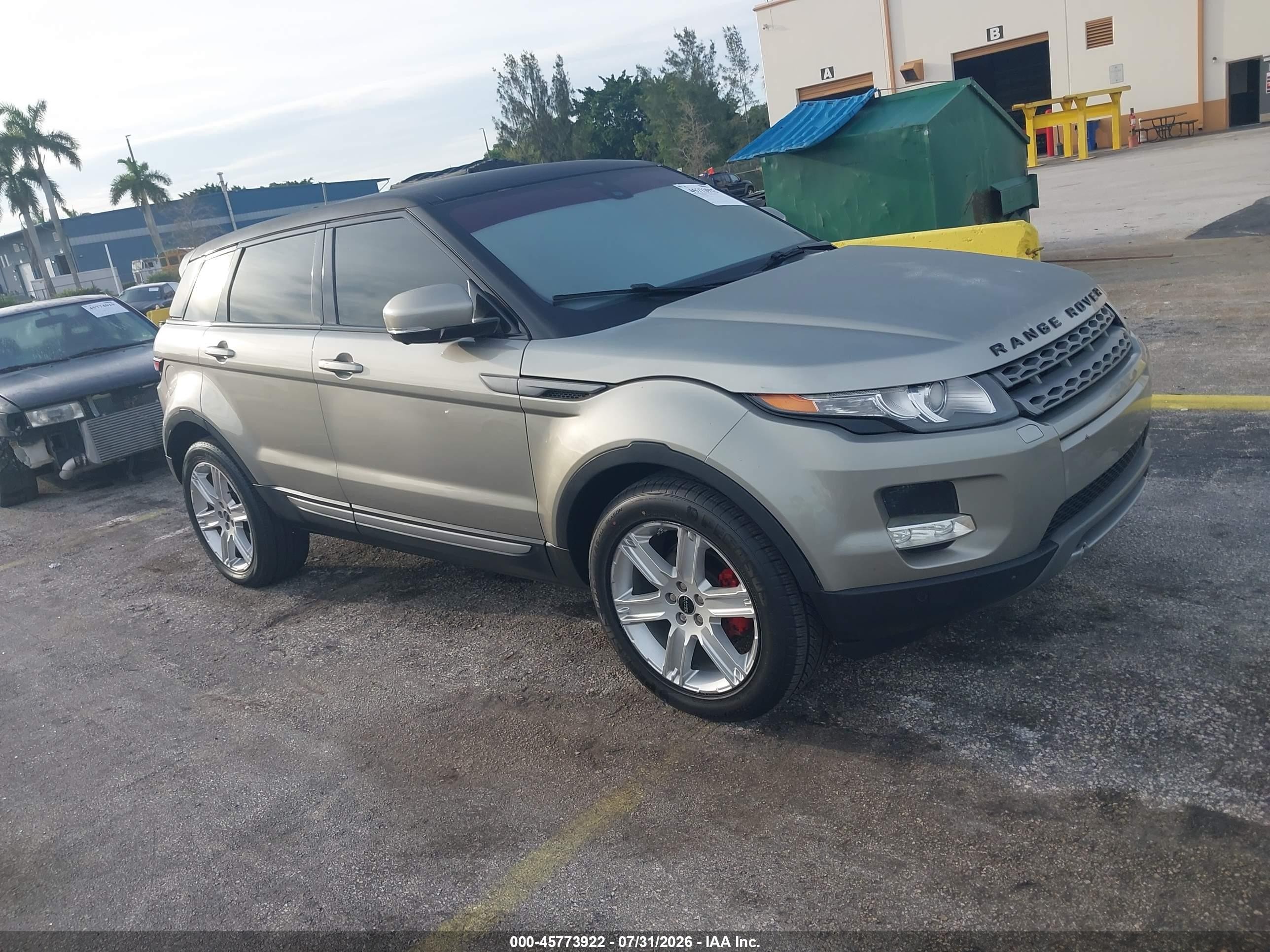 2012 Land Rover Range Rover Evoque Pure Plus Gold vin: SALVR2BG7CH618352