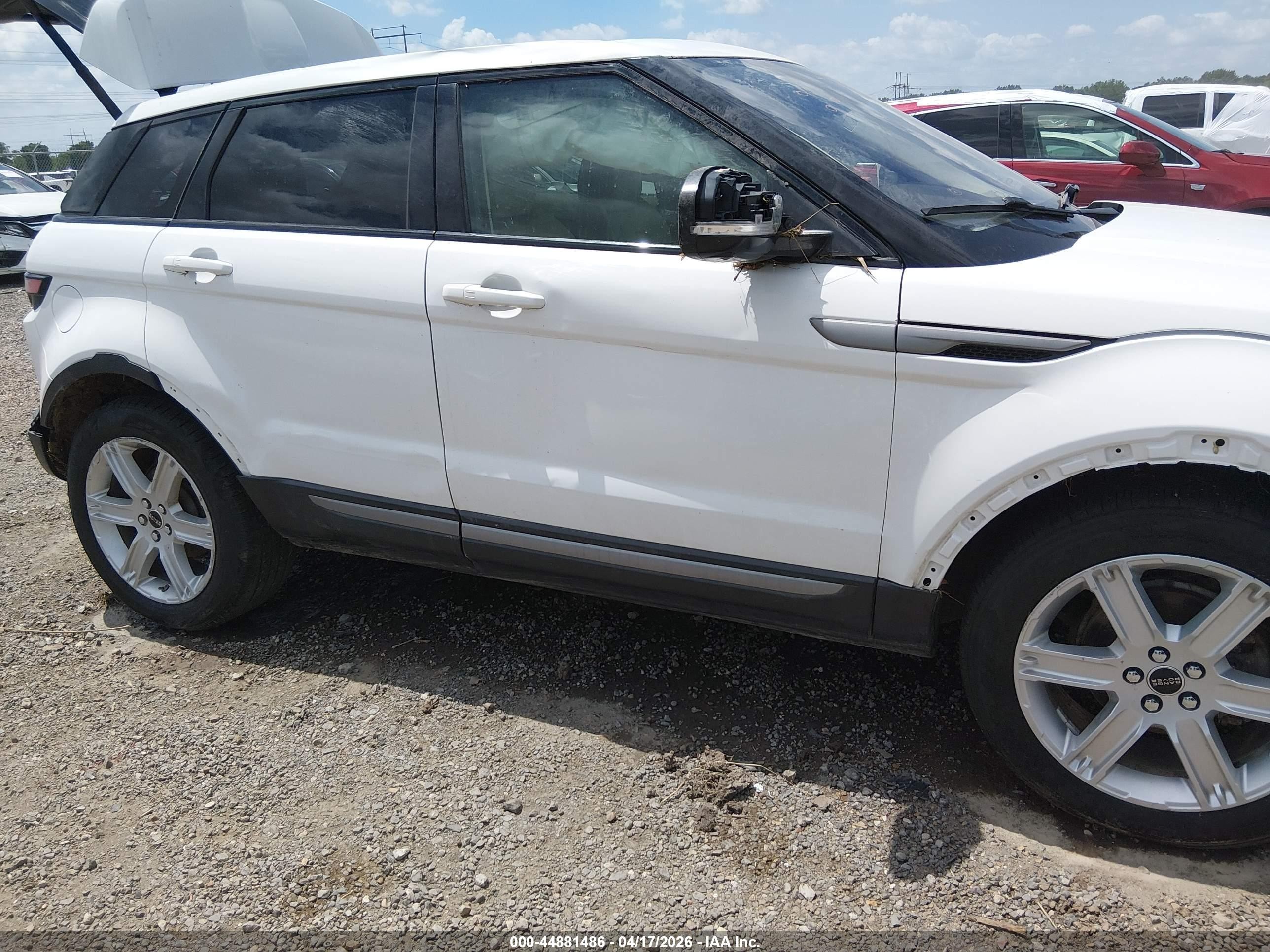 2012 Land Rover Range Rover Evoque Pure Plus White vin: SALVR2BG9CH632642