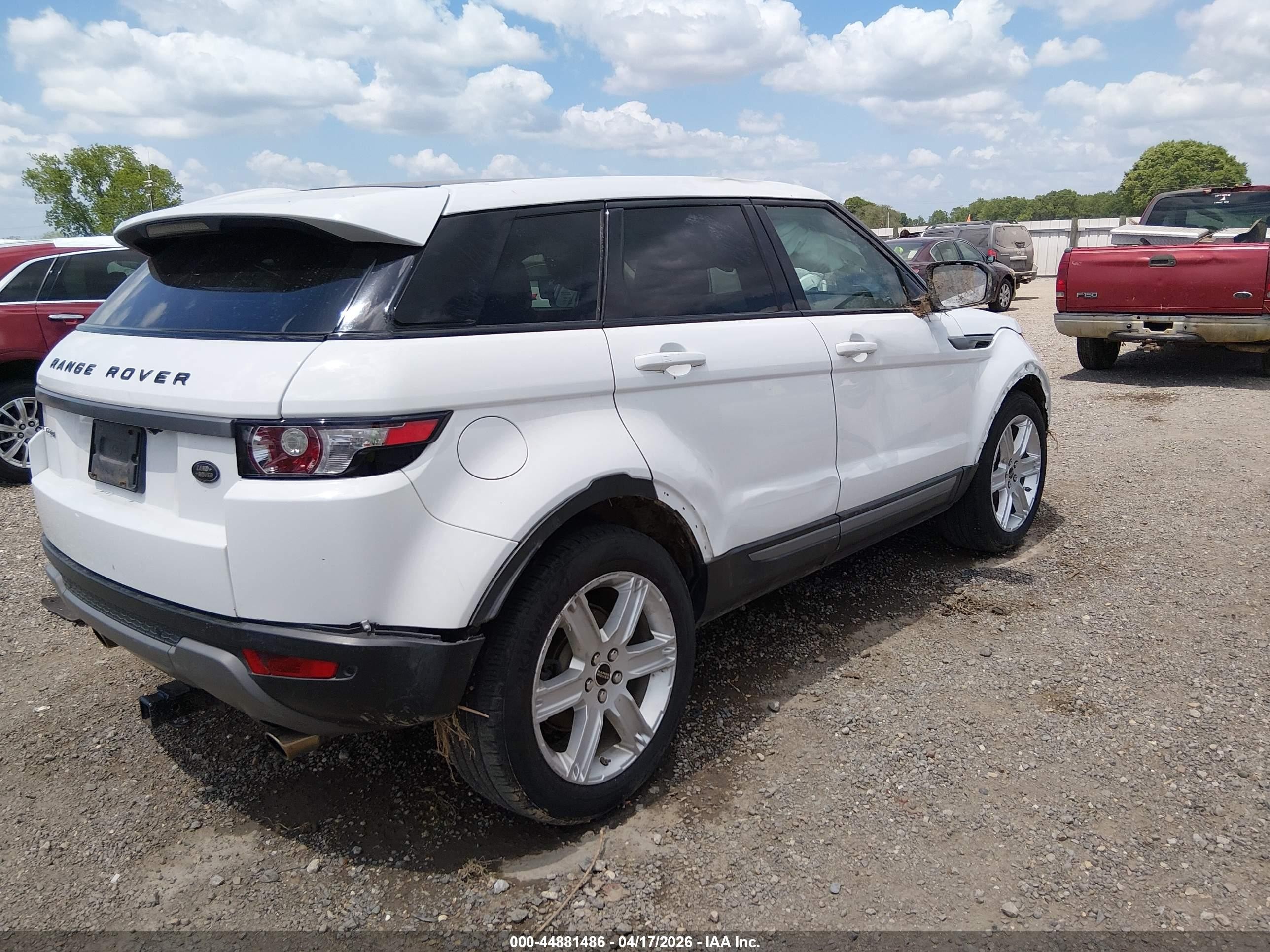2012 Land Rover Range Rover Evoque Pure Plus White vin: SALVR2BG9CH632642