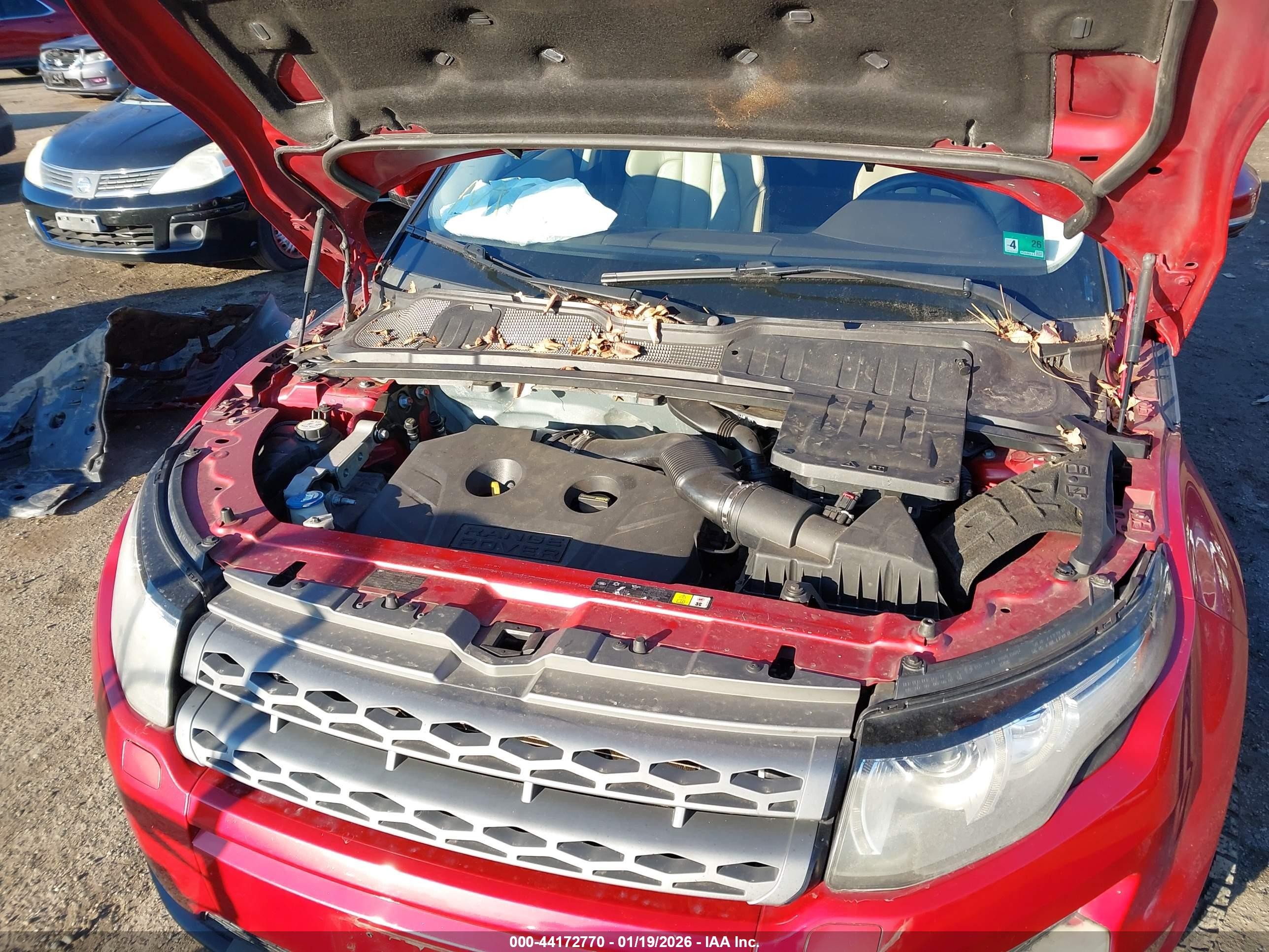 2012 Land Rover Range Rover Evoque Pure Plus Red vin: SALVR2BG9CH660702