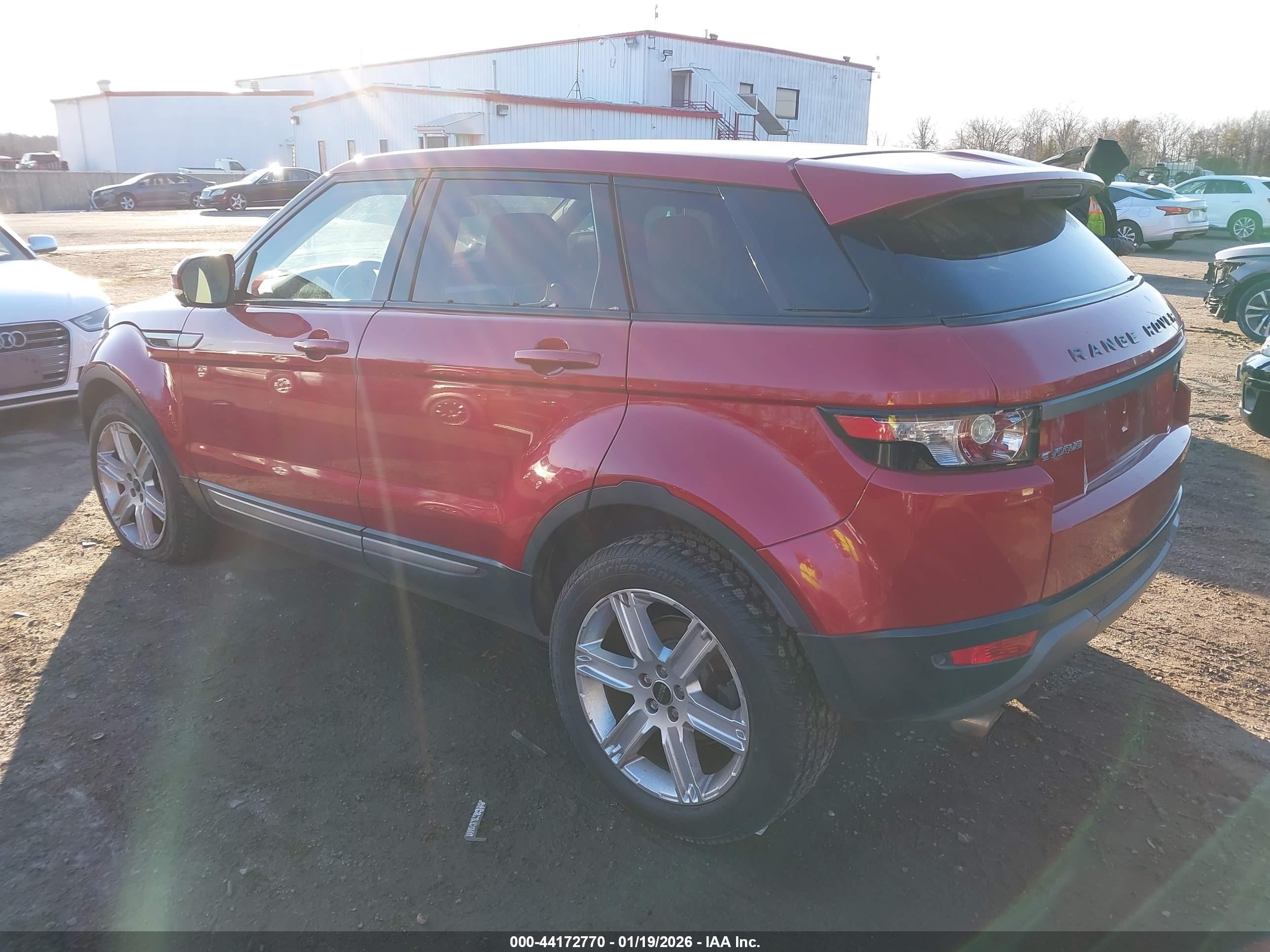 2012 Land Rover Range Rover Evoque Pure Plus Red vin: SALVR2BG9CH660702