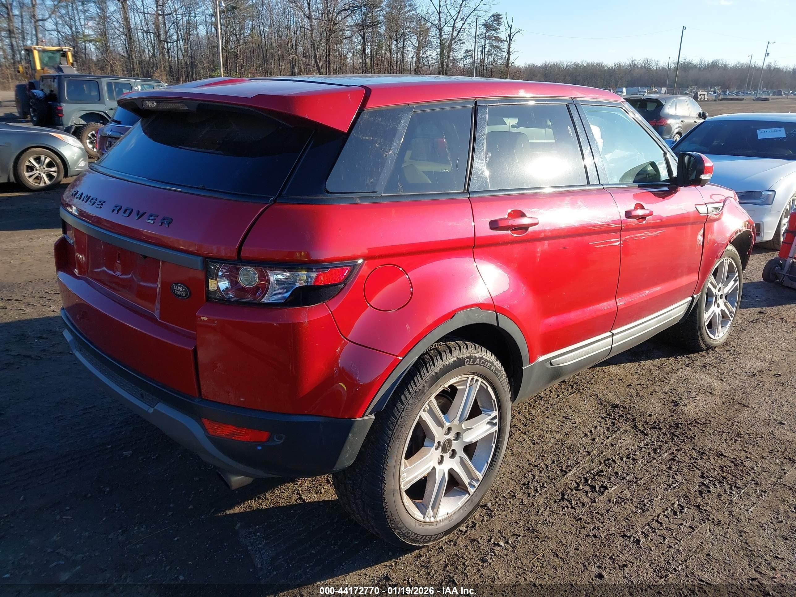 2012 Land Rover Range Rover Evoque Pure Plus Red vin: SALVR2BG9CH660702