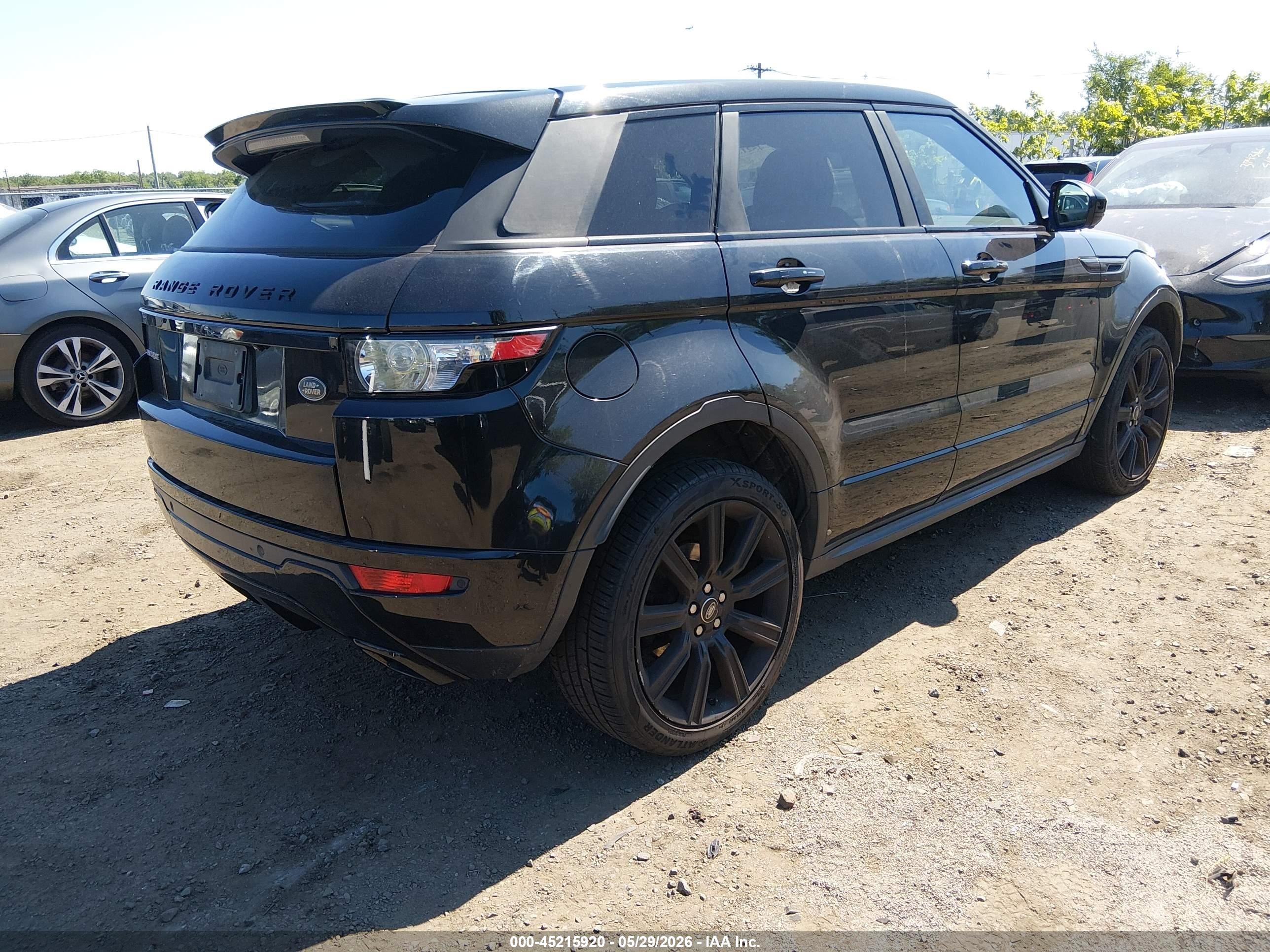 2014 Land Rover Range Rover Evoque Dynamic Black vin: SALVT2BG0EH898362