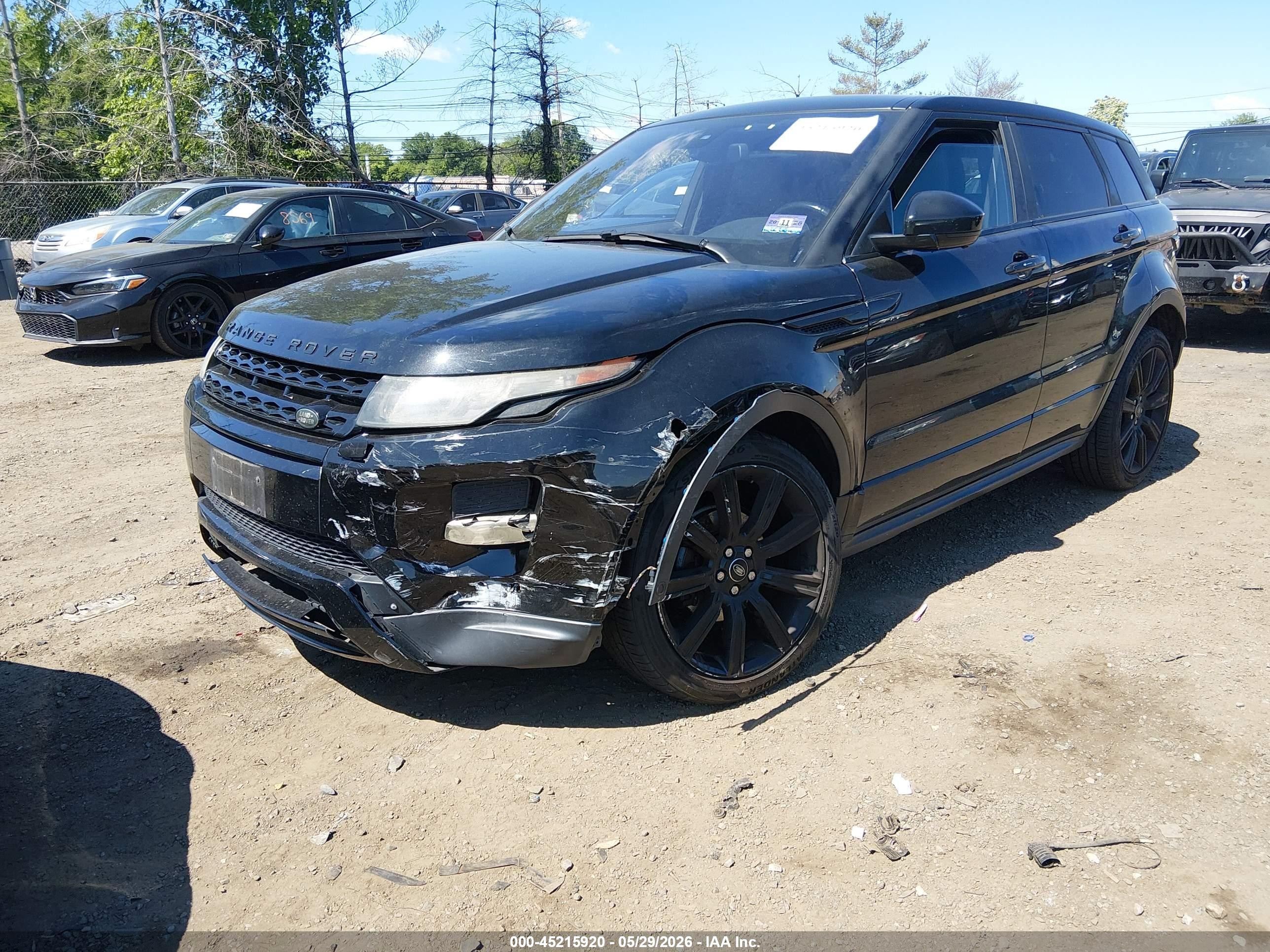 2014 Land Rover Range Rover Evoque Dynamic Black vin: SALVT2BG0EH898362