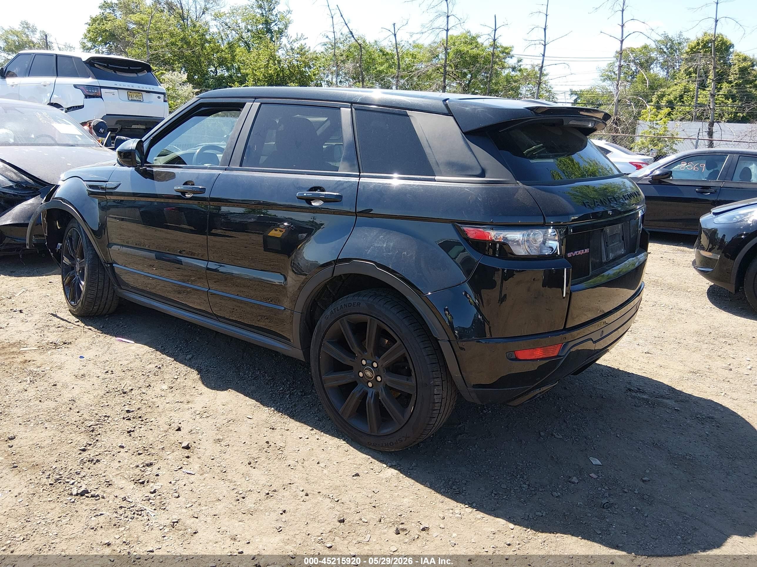 2014 Land Rover Range Rover Evoque Dynamic Black vin: SALVT2BG0EH898362